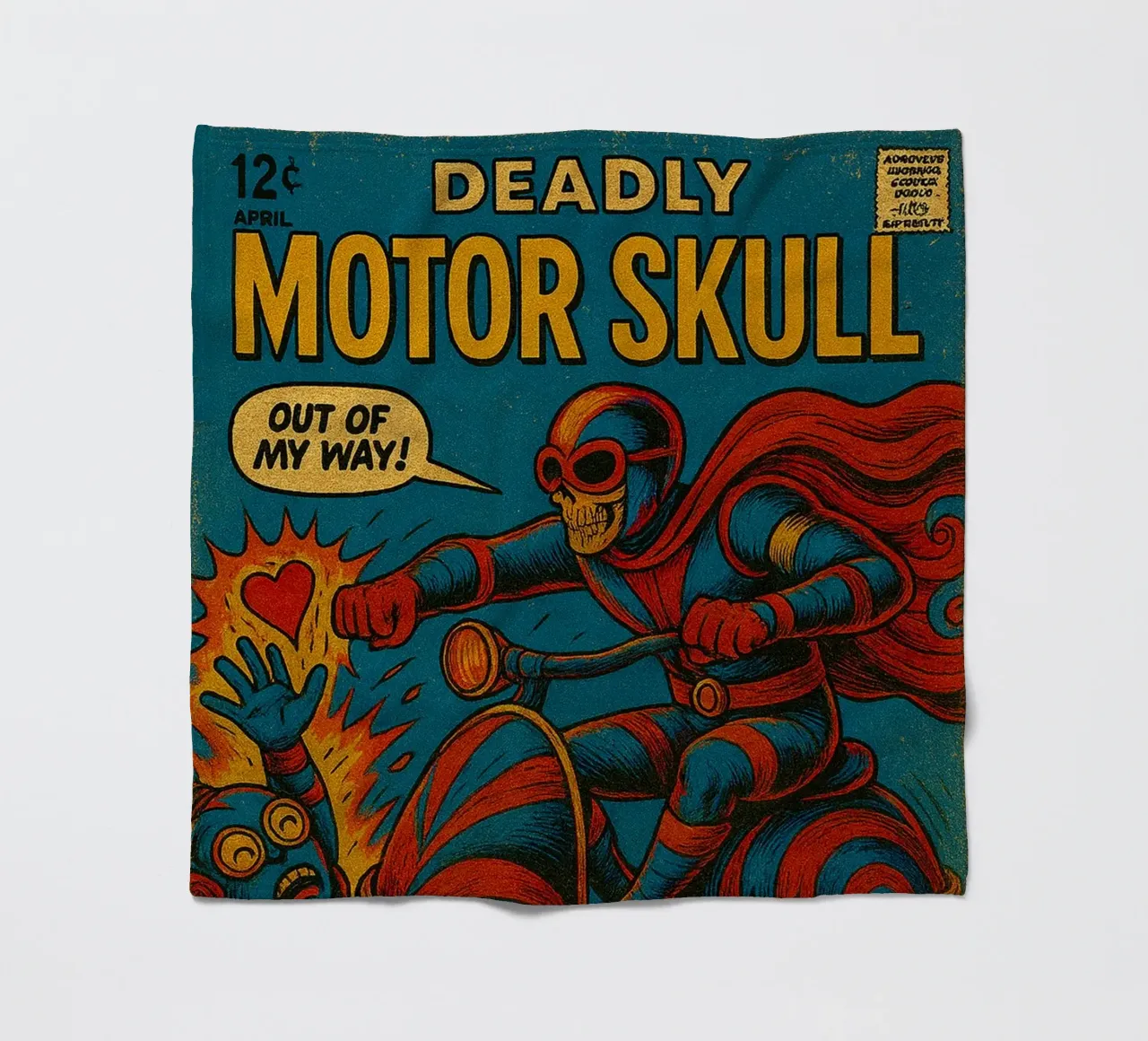 MOTOR SKULL - Fresh Supes On The Block coperta in pile da Vintage Van Gogh