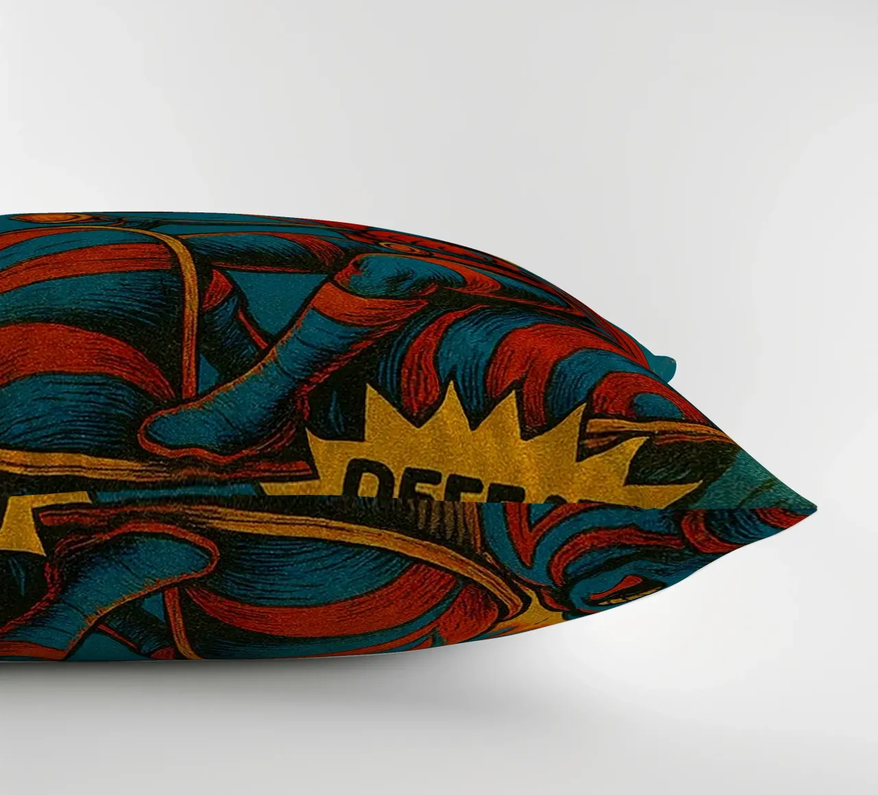 MOTOR SKULL - Fresh Supes On The Block cuscino da Vintage Van Gogh