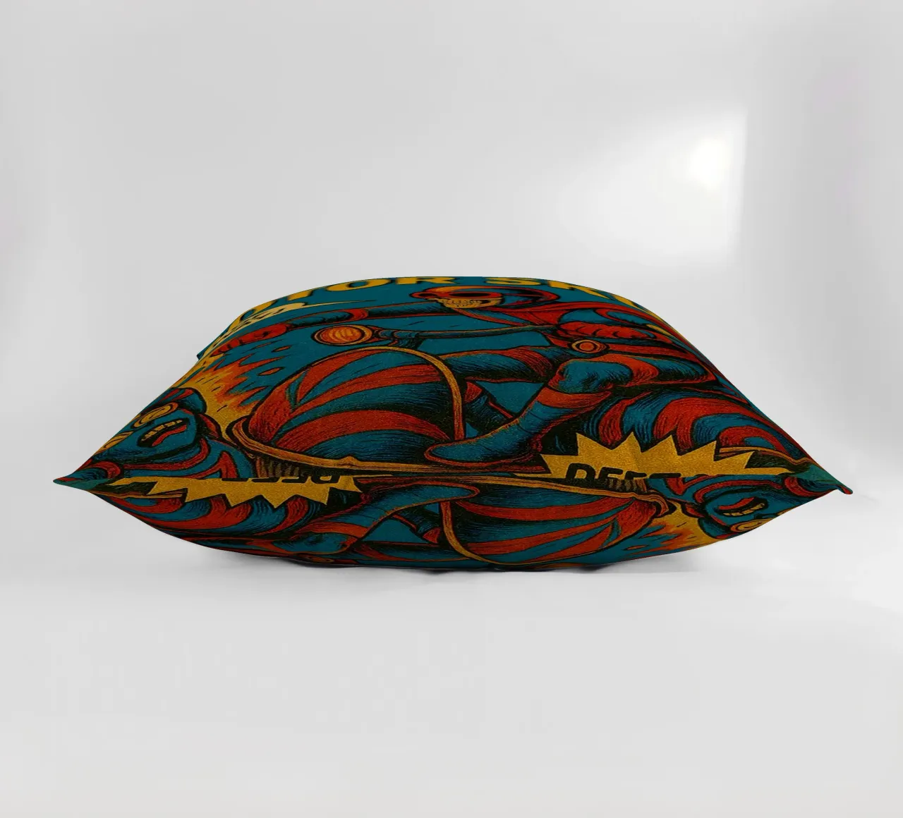 MOTOR SKULL - Fresh Supes On The Block cuscino da Vintage Van Gogh