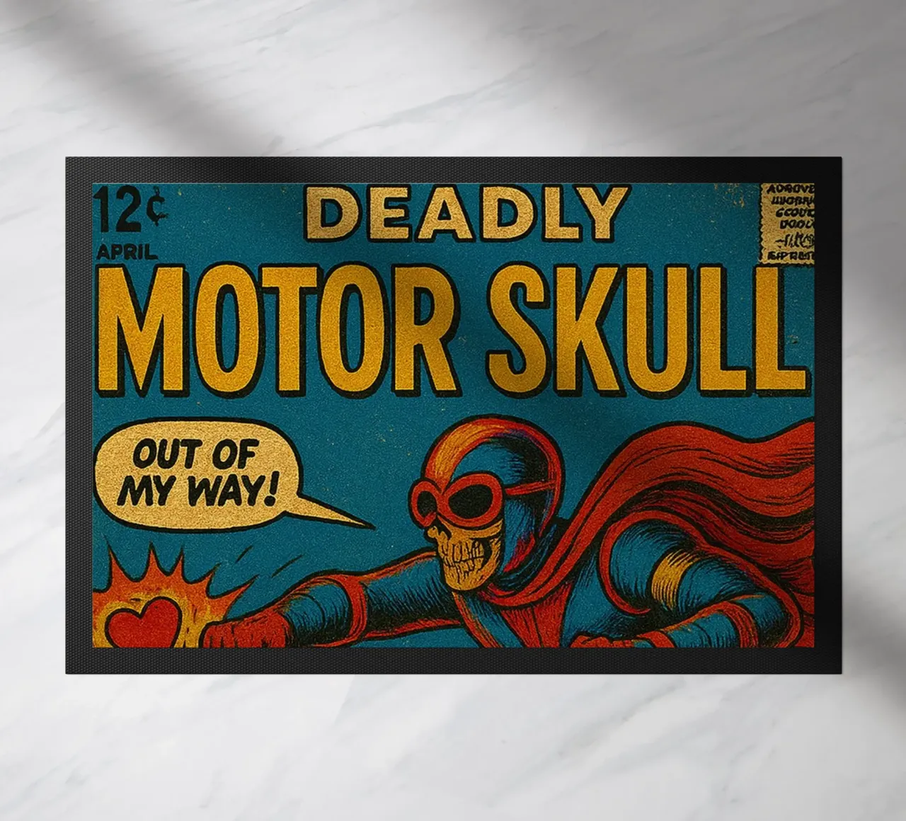 MOTOR SKULL - Fresh Supes On The Block zerbino da Vintage Van Gogh