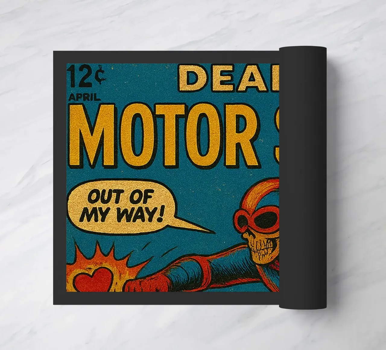 MOTOR SKULL - Fresh Supes On The Block zerbino da Vintage Van Gogh