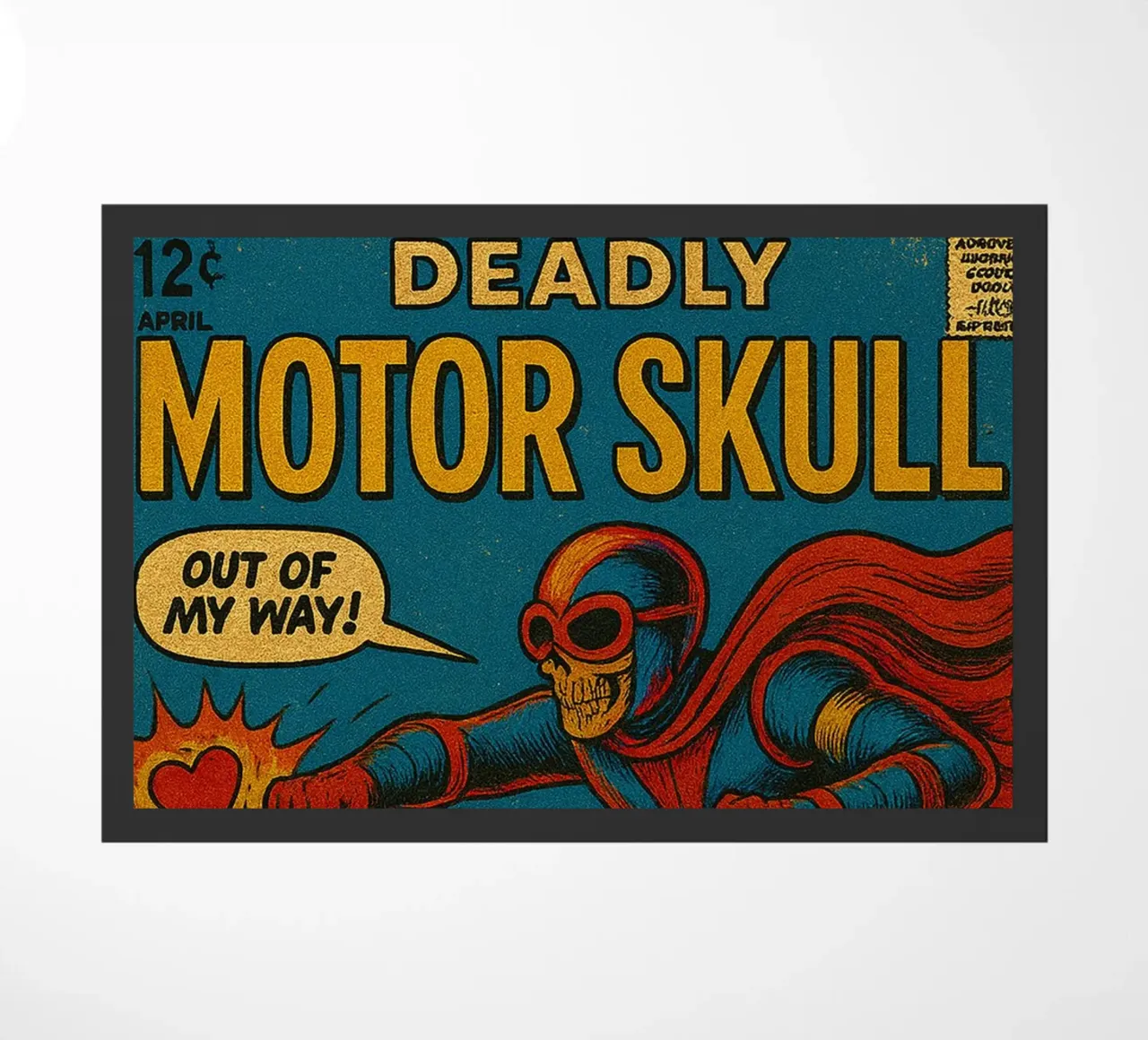 MOTOR SKULL - Fresh Supes On The Block zerbino da Vintage Van Gogh