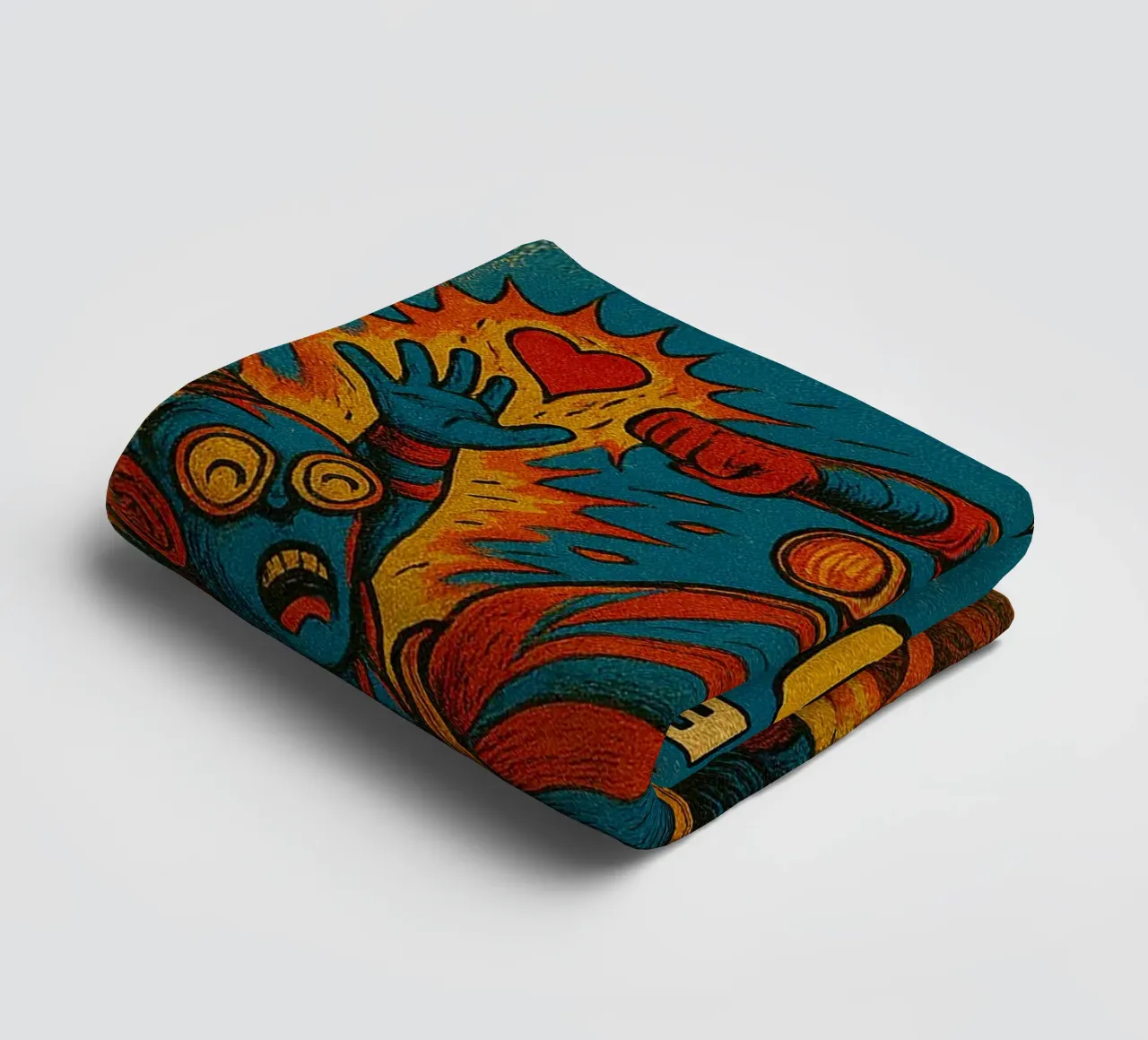 MOTOR SKULL - Fresh Supes On The Block Handtuch von Vintage Van Gogh
