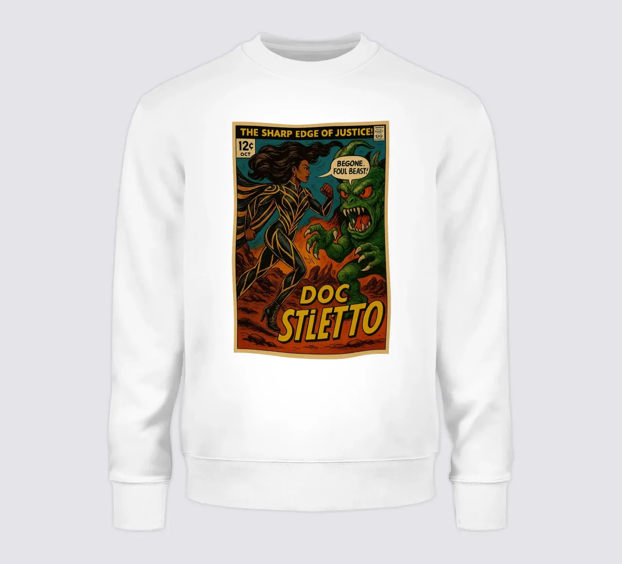 FUNGUS FIGHTERS - Fresh Supes On The Block felpa da Vintage Van Gogh