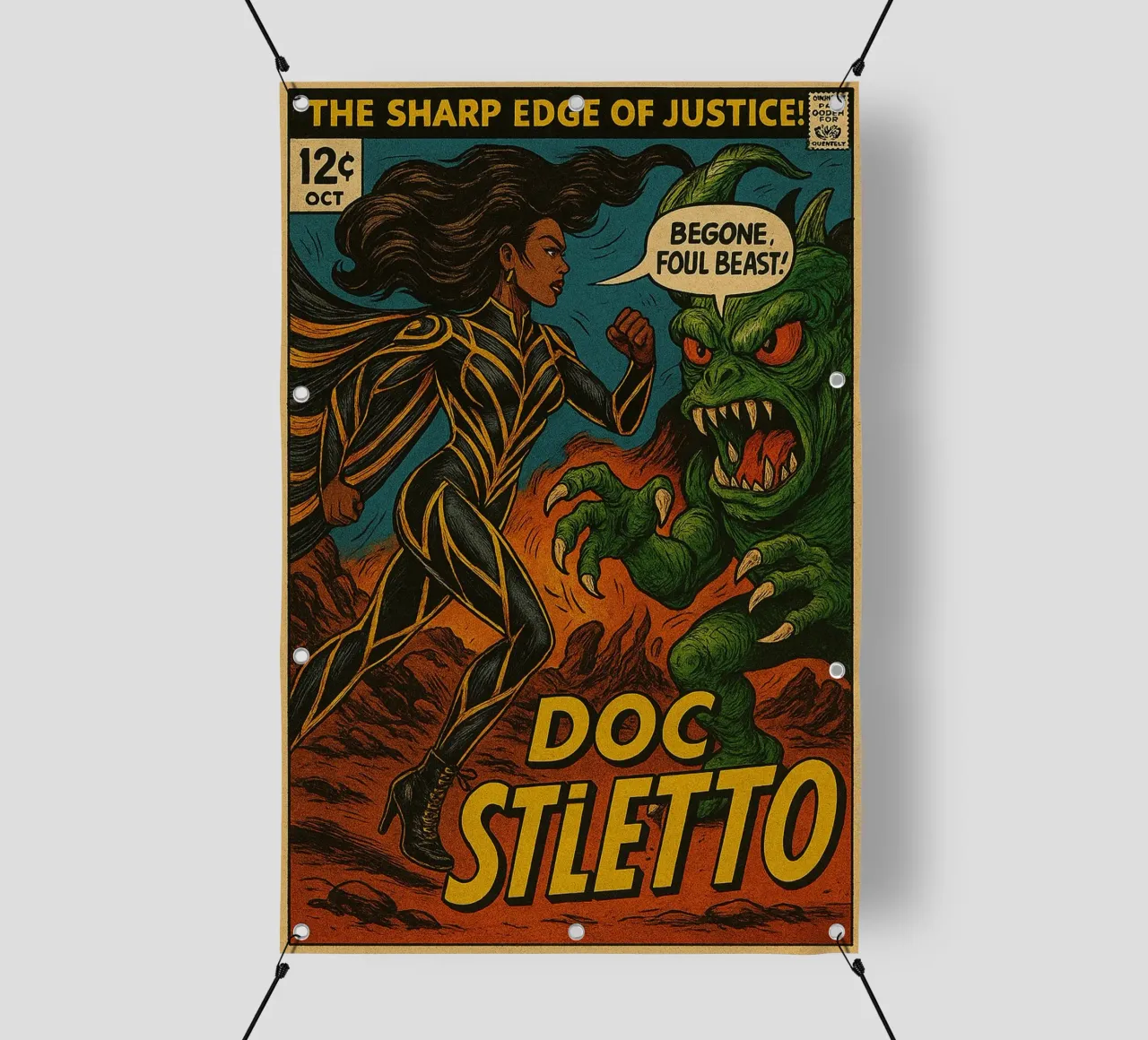 FUNGUS FIGHTERS - Fresh Supes On The Block telo in pvc da Vintage Van Gogh