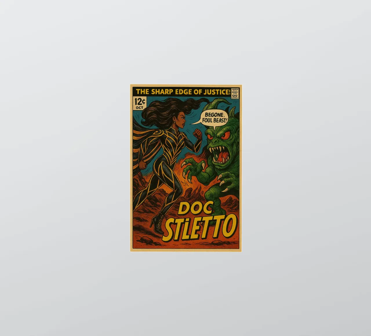 FUNGUS FIGHTERS - Fresh Supes On The Block adesivo da Vintage Van Gogh