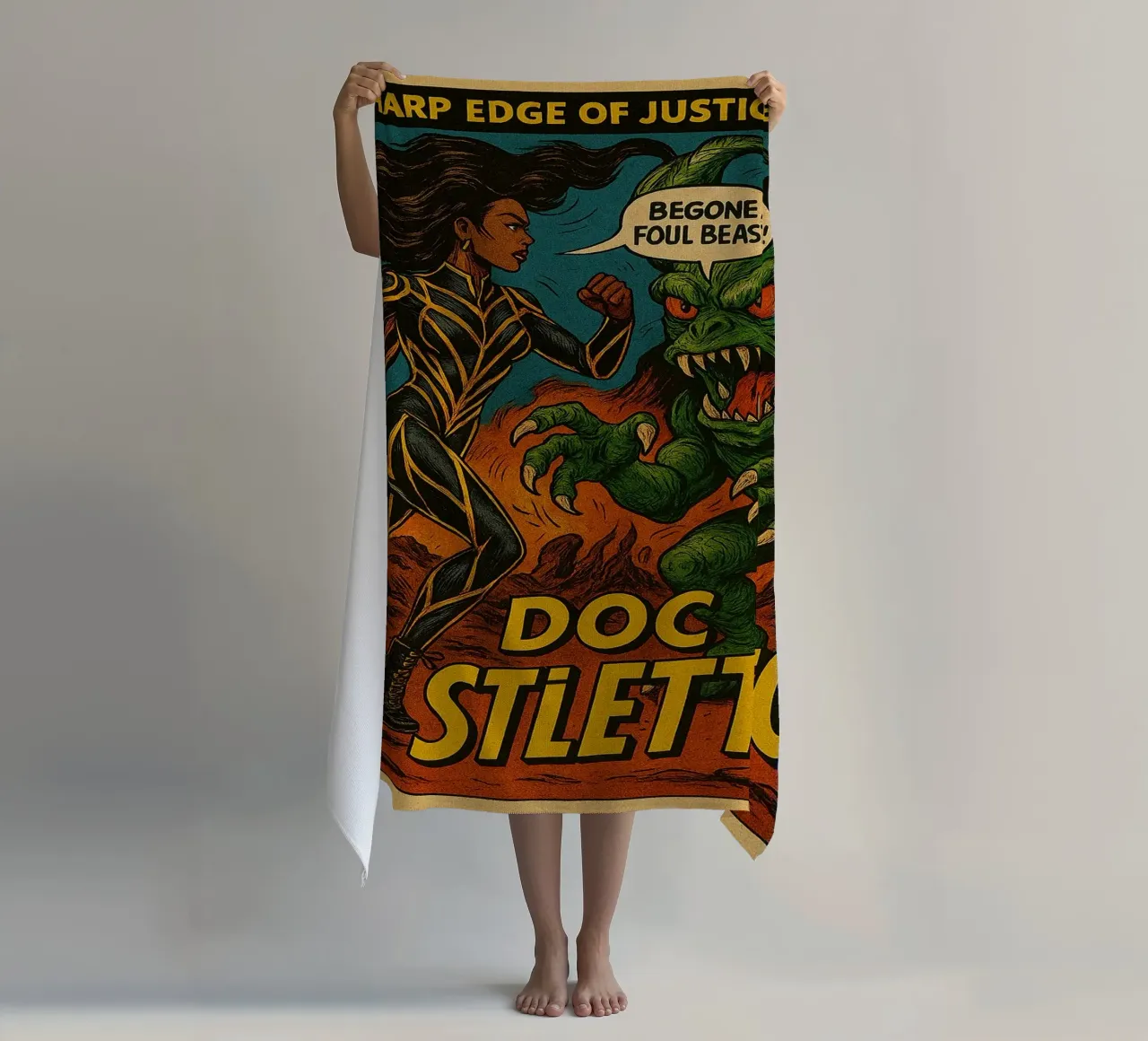 FUNGUS FIGHTERS - Fresh Supes On The Block telo mare da Vintage Van Gogh