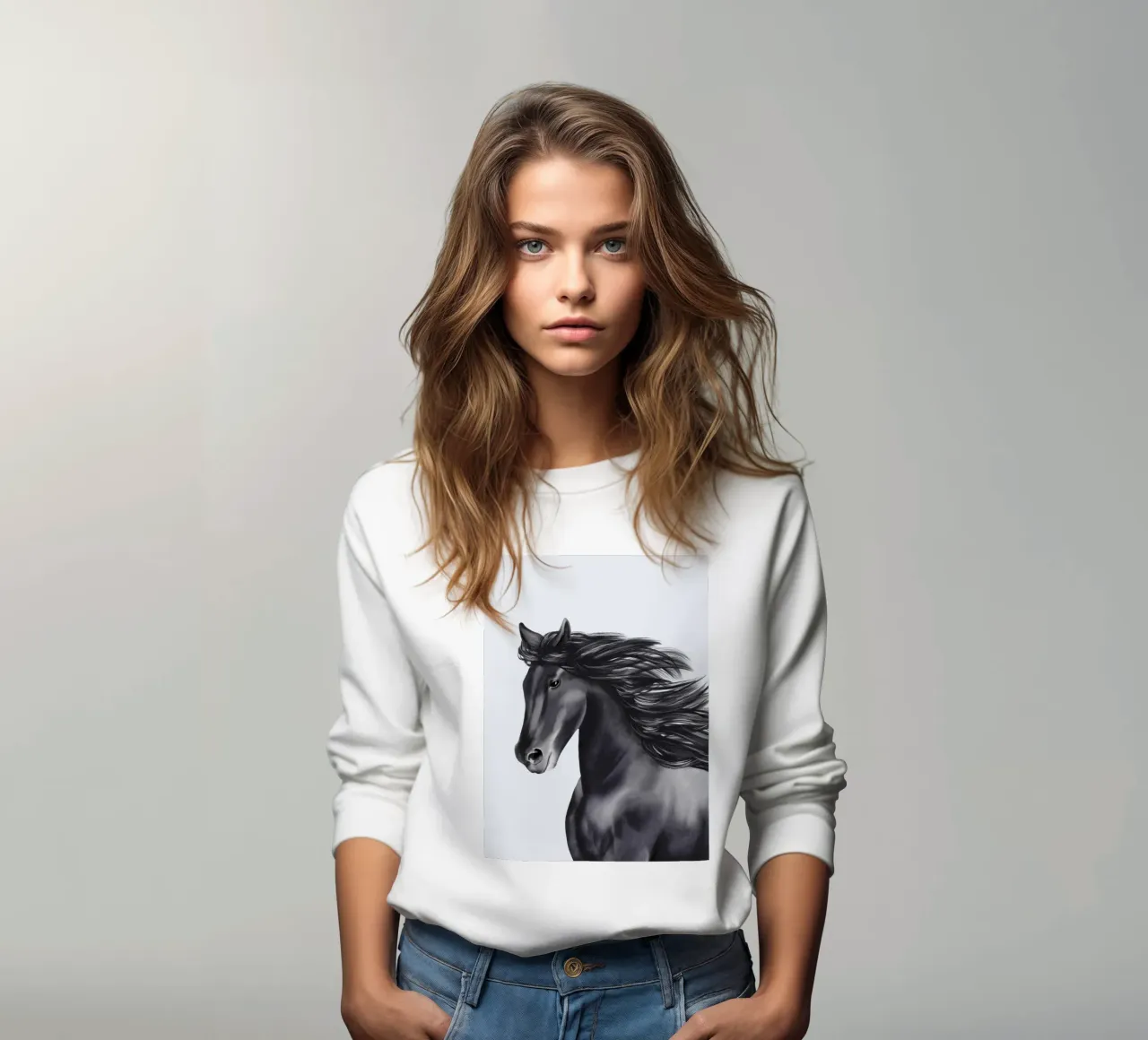 Friese Portrait felpa da Moonlit Illustrations