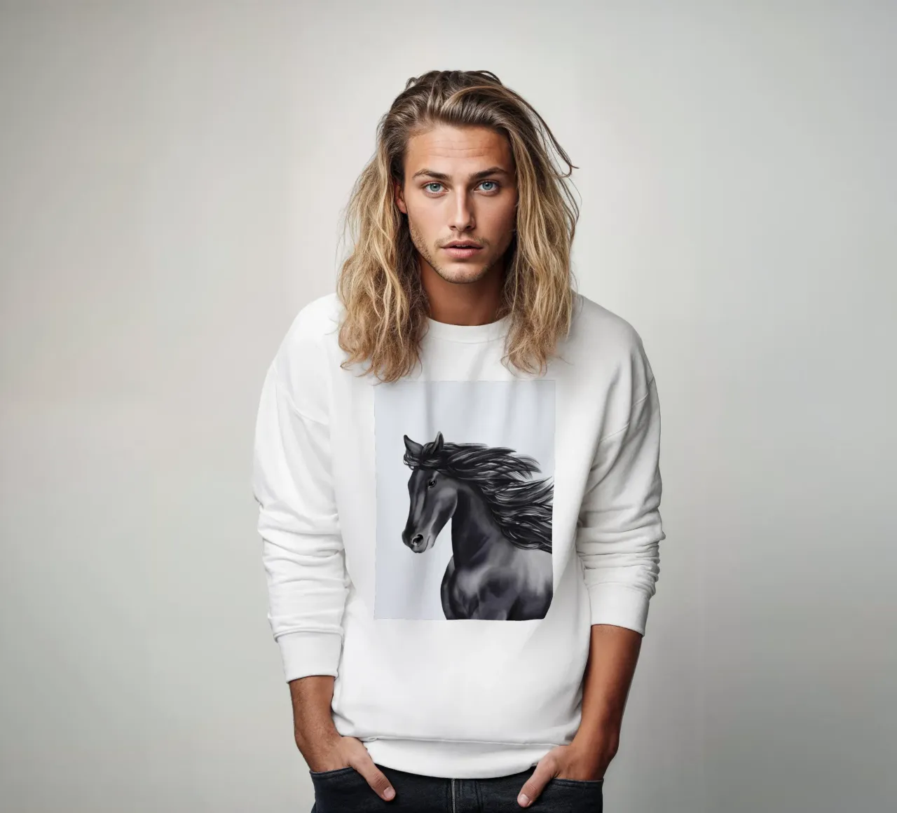 Friese Portrait felpa da Moonlit Illustrations