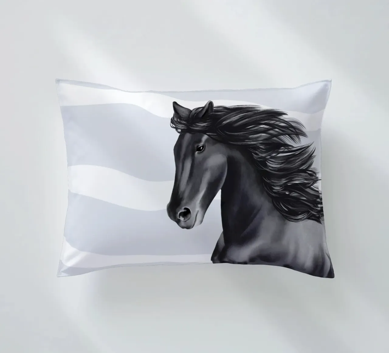 Friese Portrait cuscino da Moonlit Illustrations
