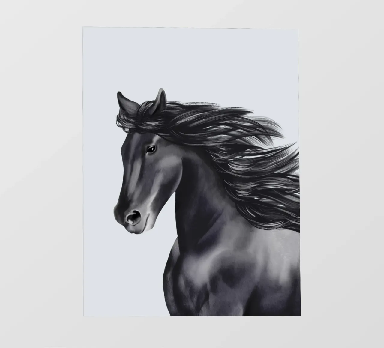 Friese Portrait telo in pvc da Moonlit Illustrations