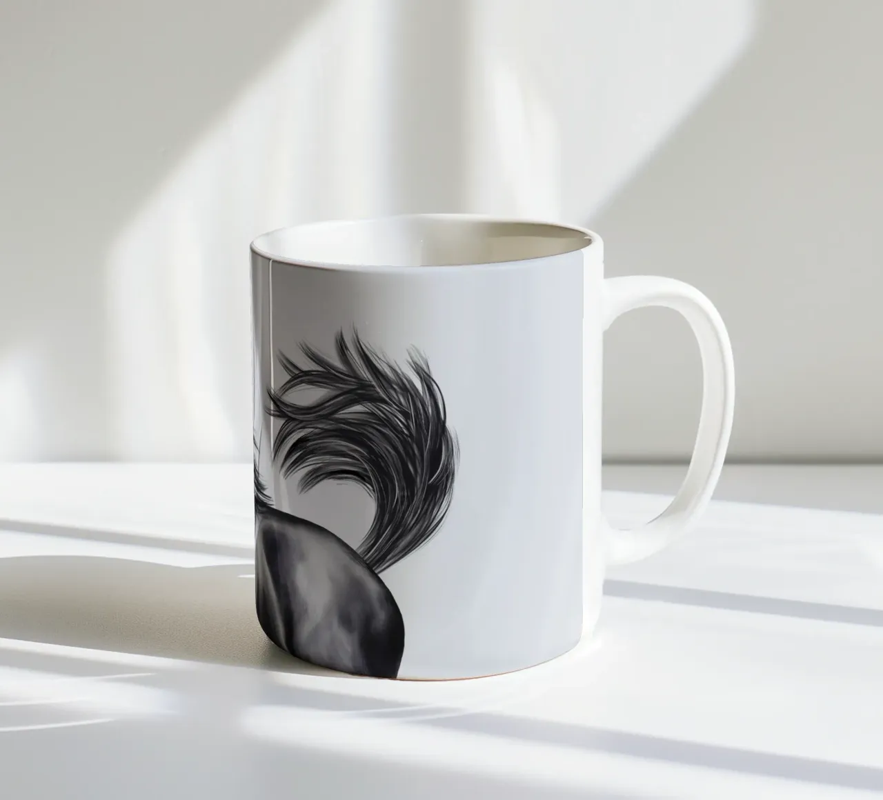 Friese Portrait tazza in ceramica da Moonlit Illustrations