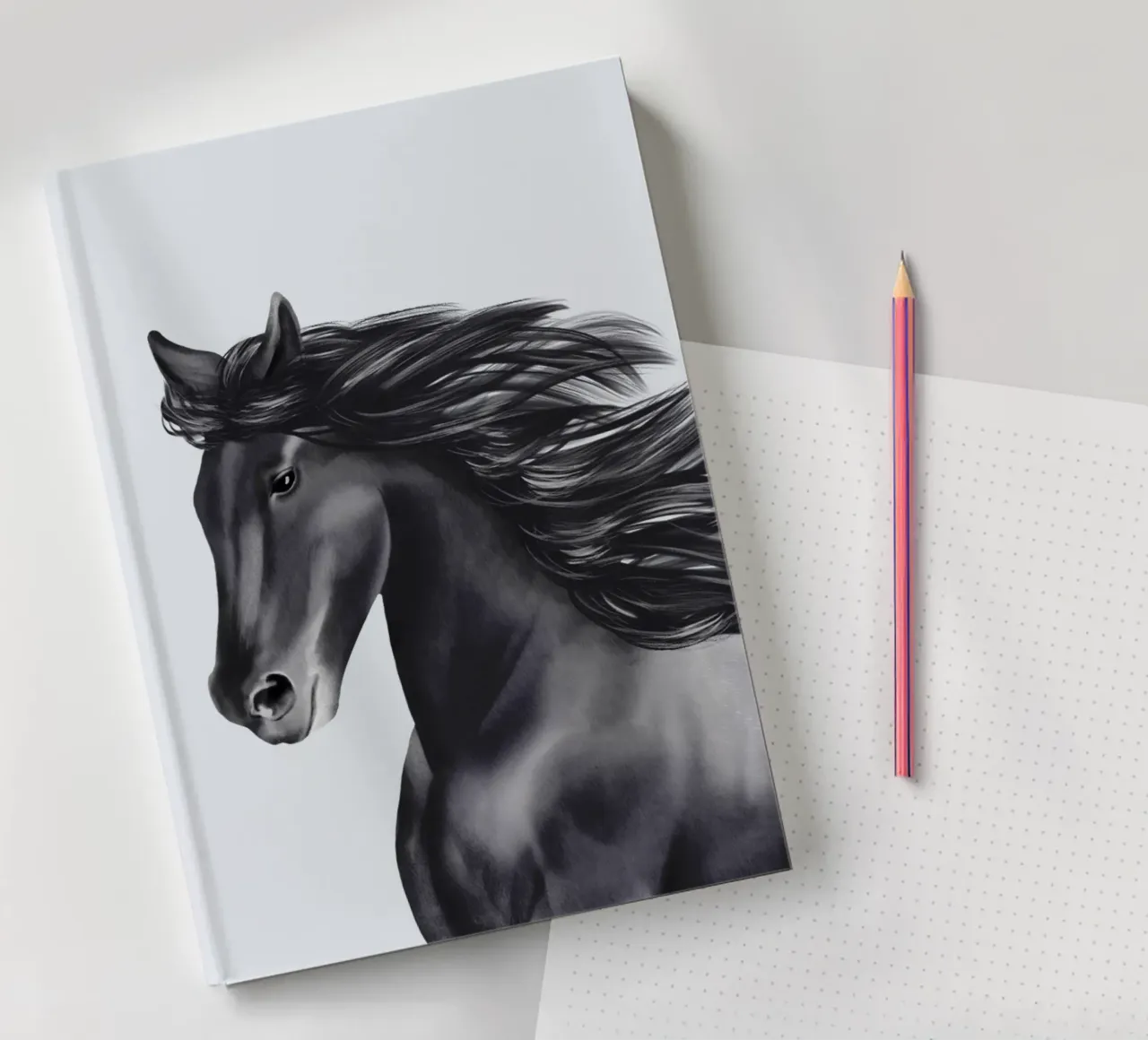 Friese Portrait notebook by Moonlit Illustrations