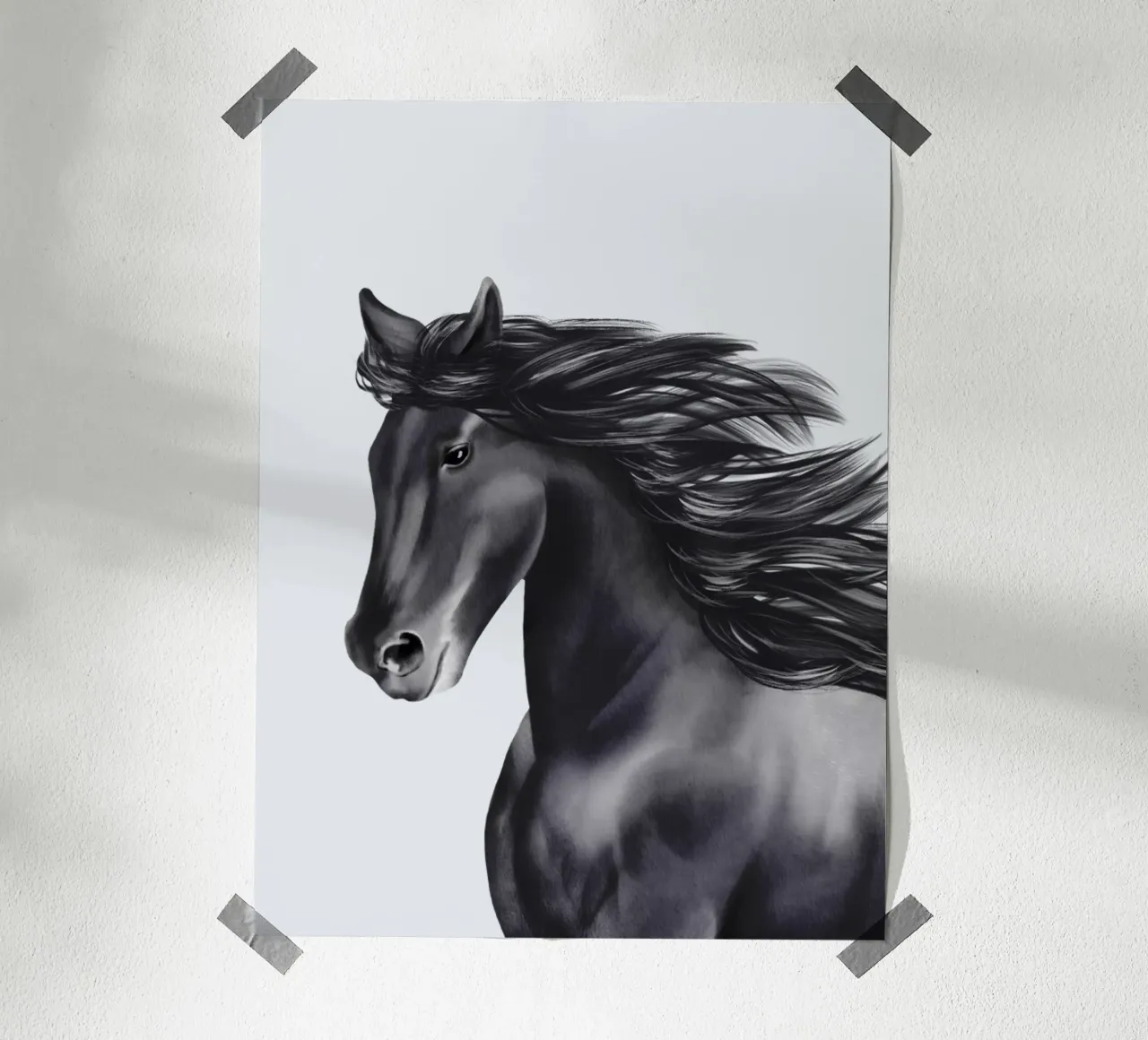 Friese Portrait poster da Moonlit Illustrations