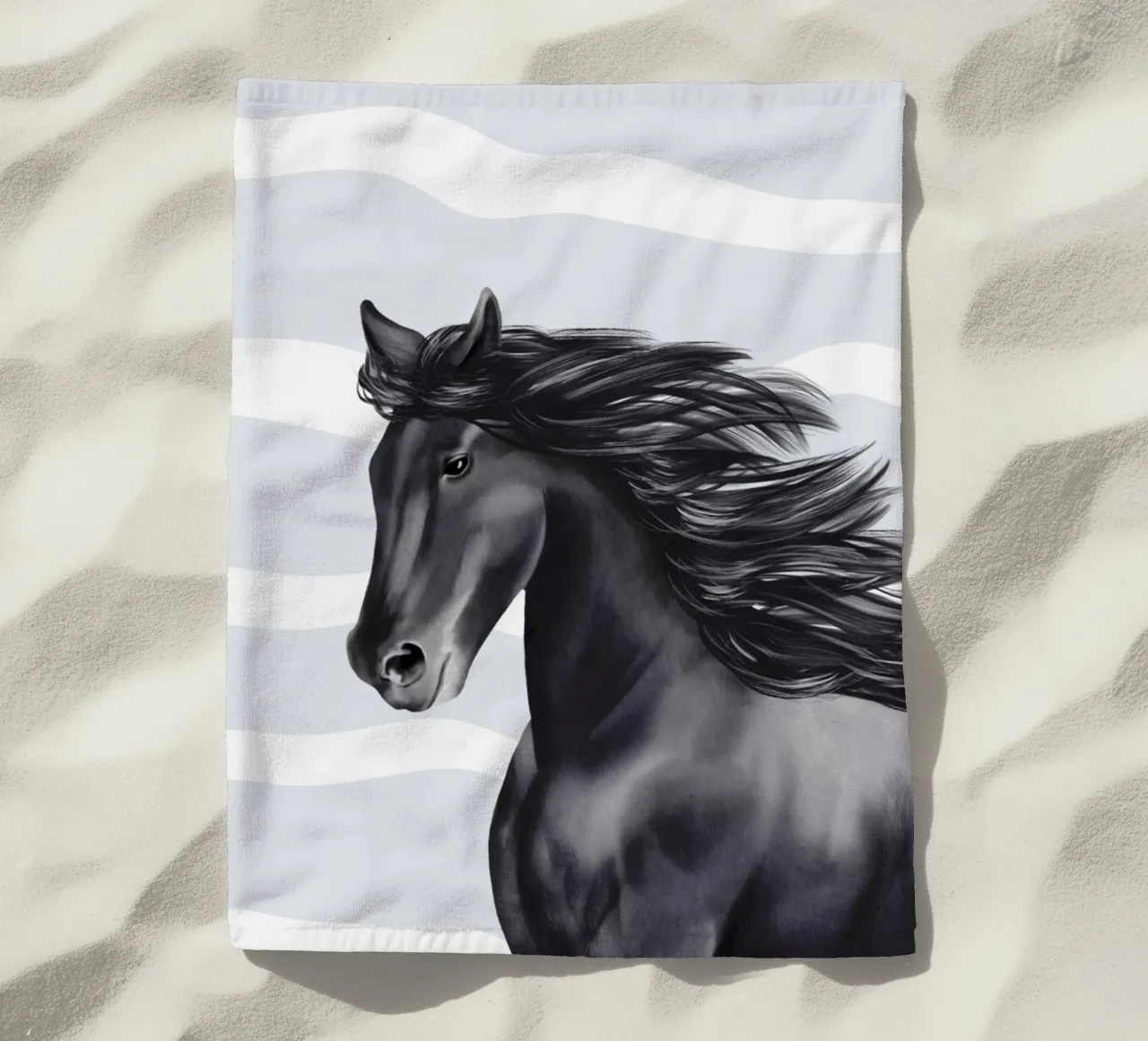 Friese Portrait telo mare da Moonlit Illustrations