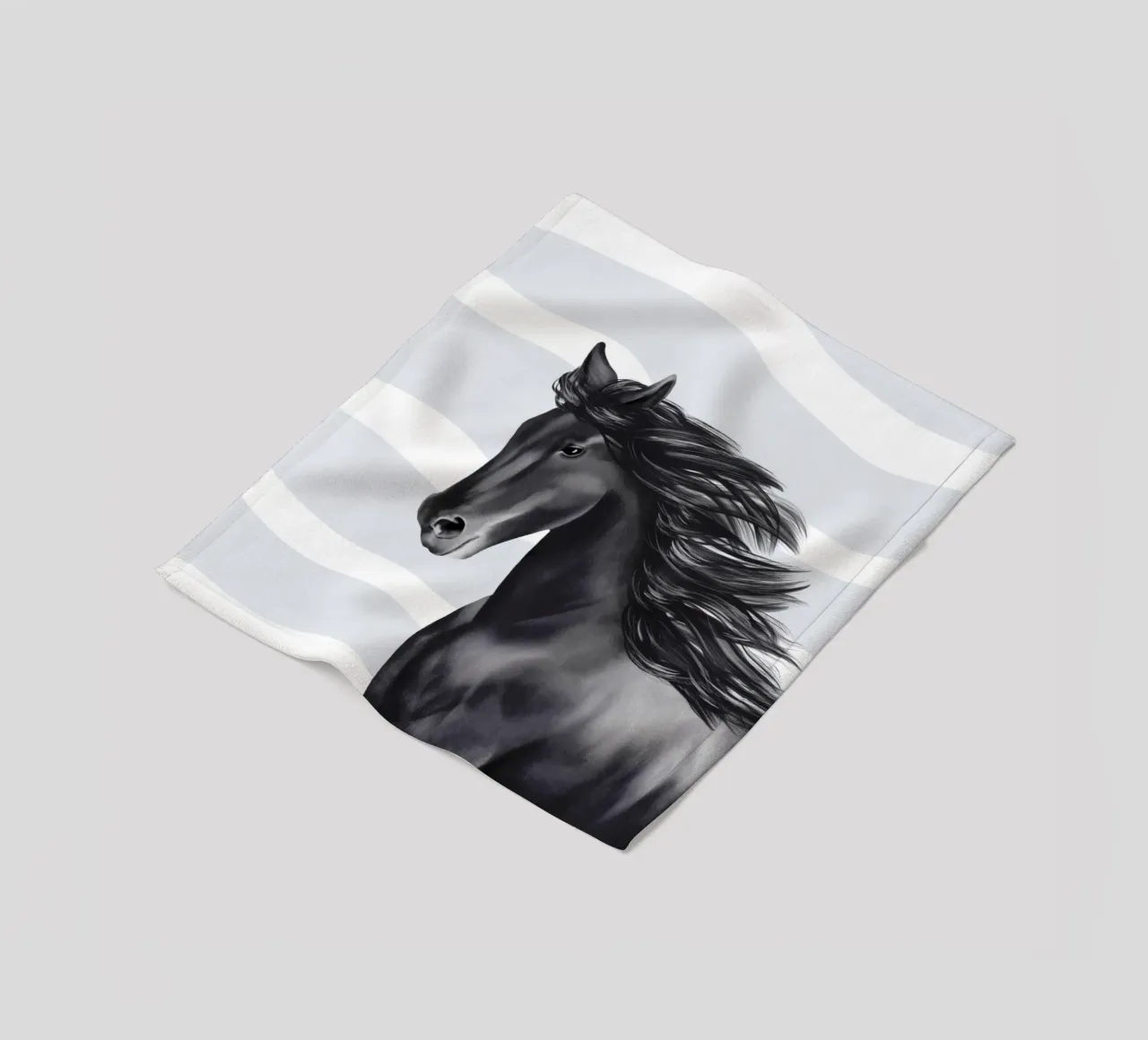 Friese Portrait coperta in pile da Moonlit Illustrations