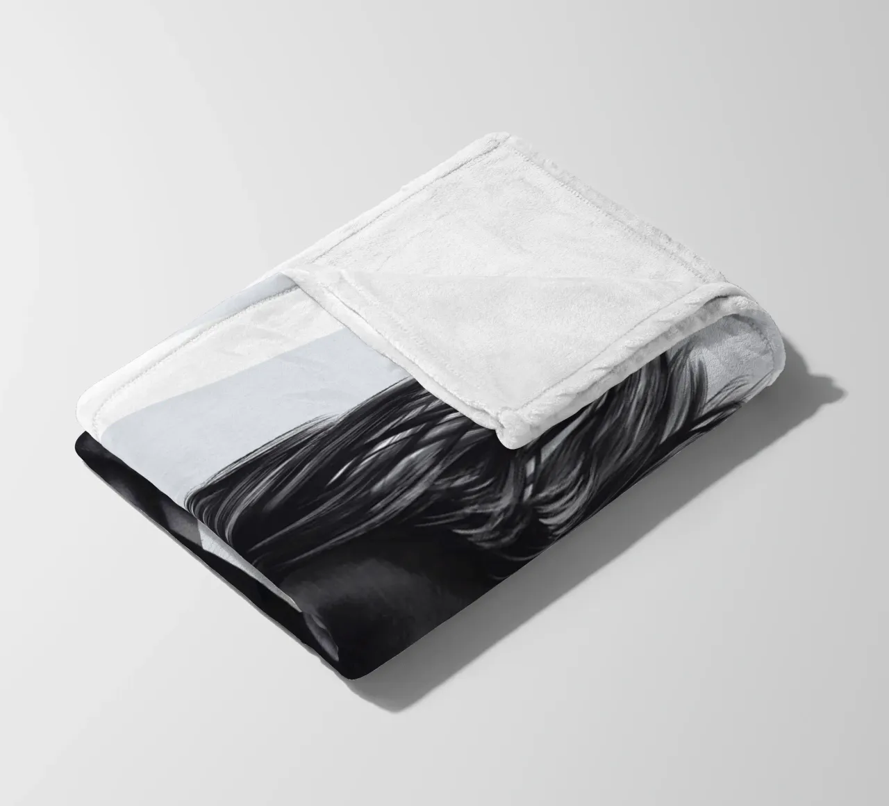 Friese Portrait coperta in pile da Moonlit Illustrations