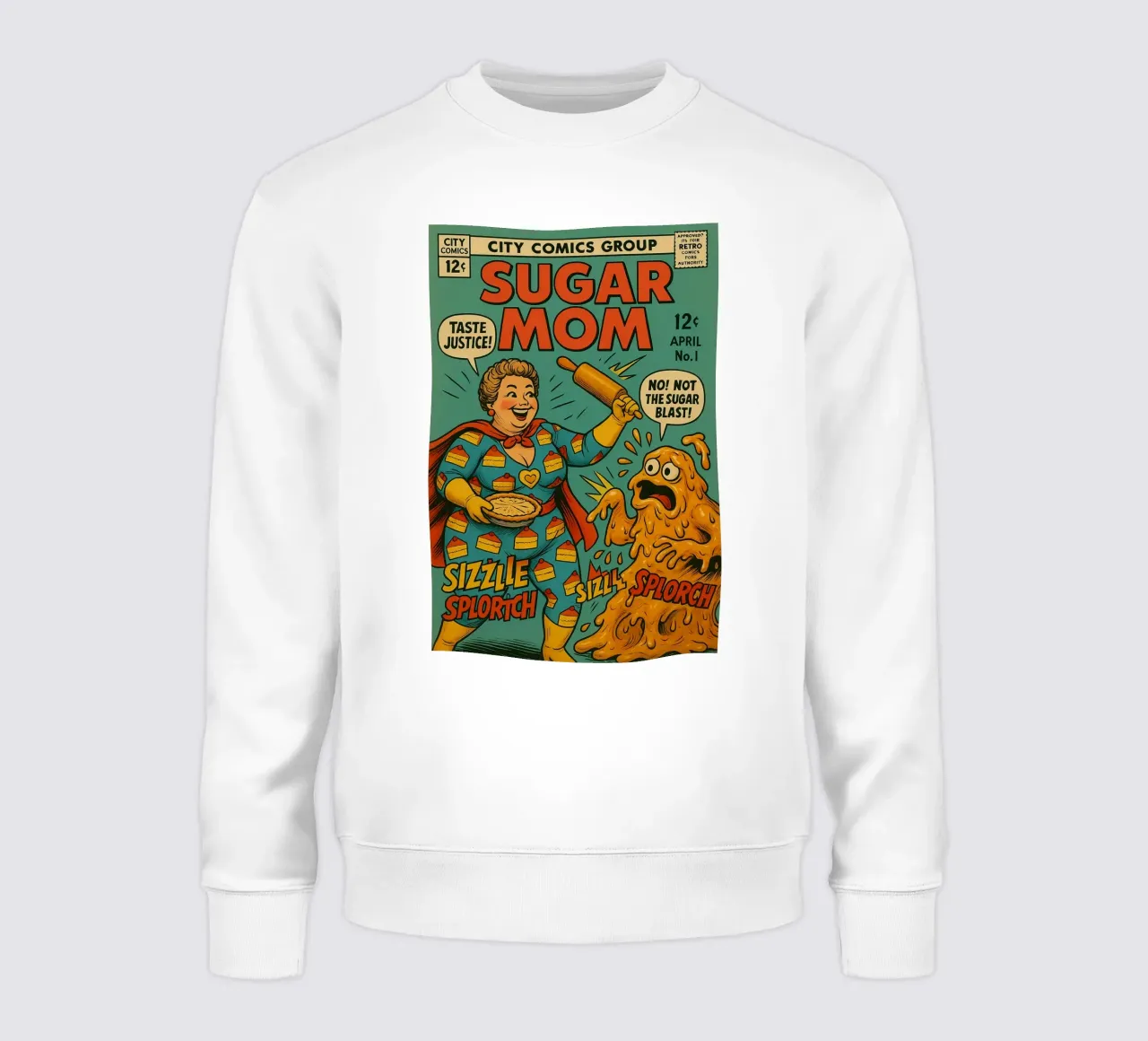 SUGAR MOM - Fresh Supes On The Block felpa da Vintage Van Gogh