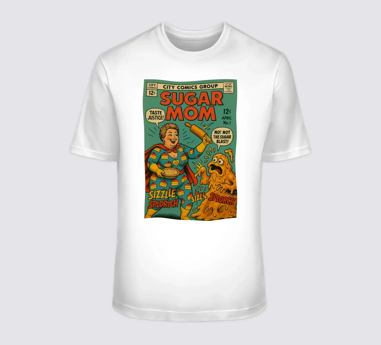 SUGAR MOM - Fresh Supes On The Block t-shirt da Vintage Van Gogh