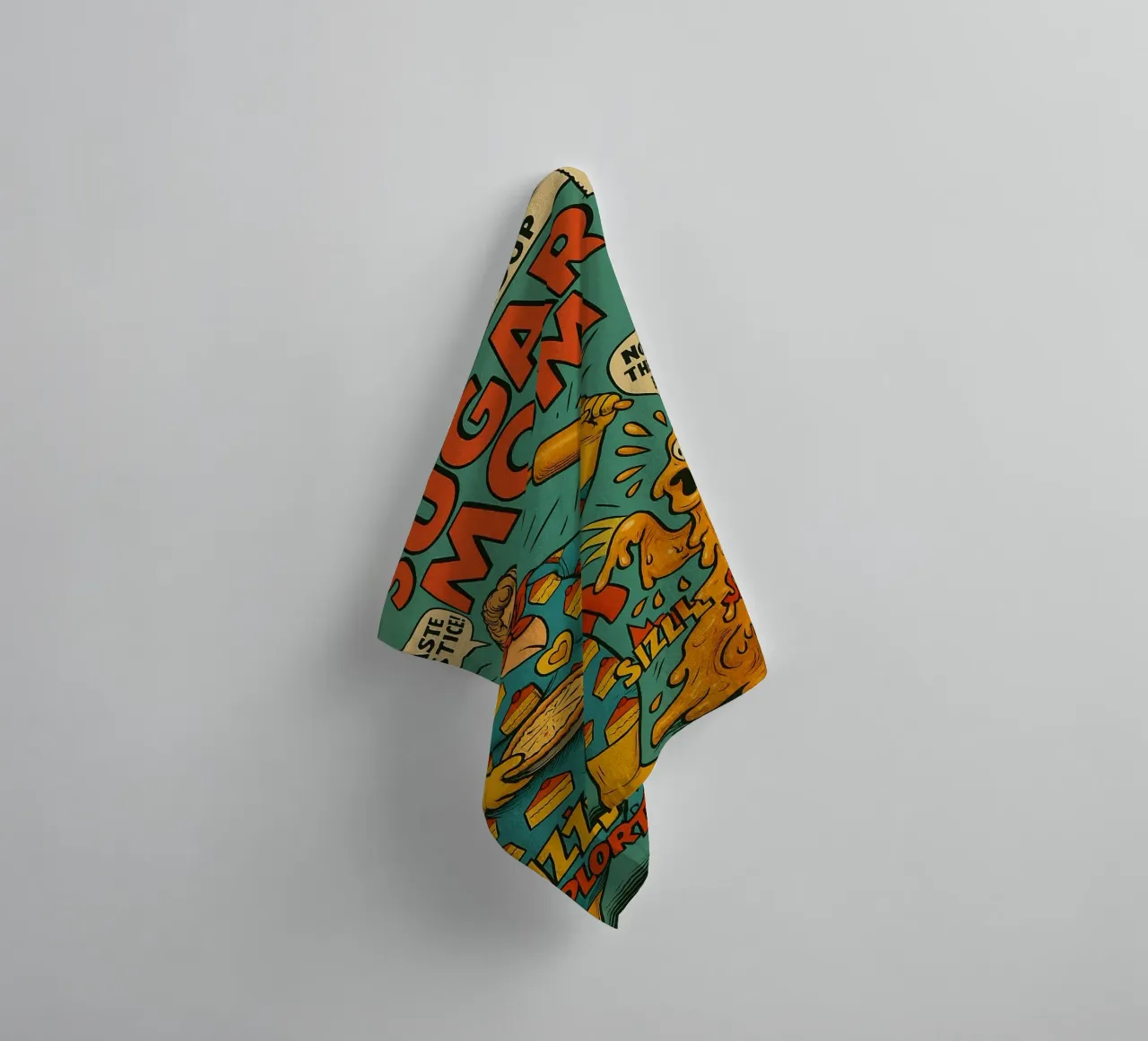 SUGAR MOM - Fresh Supes On The Block asciugamano da bagno da Vintage Van Gogh