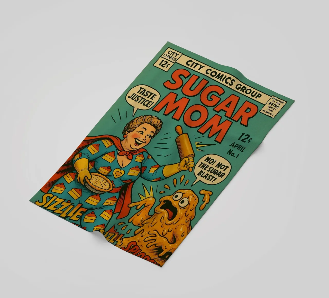 SUGAR MOM - Fresh Supes On The Block telo mare da Vintage Van Gogh