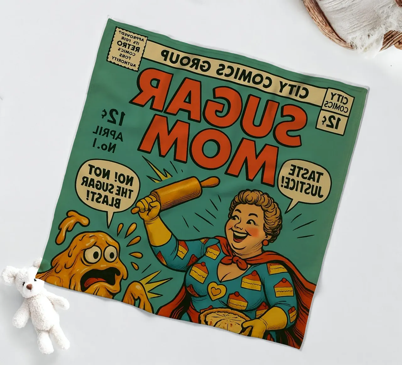 SUGAR MOM - Fresh Supes On The Block coperta in pile da Vintage Van Gogh