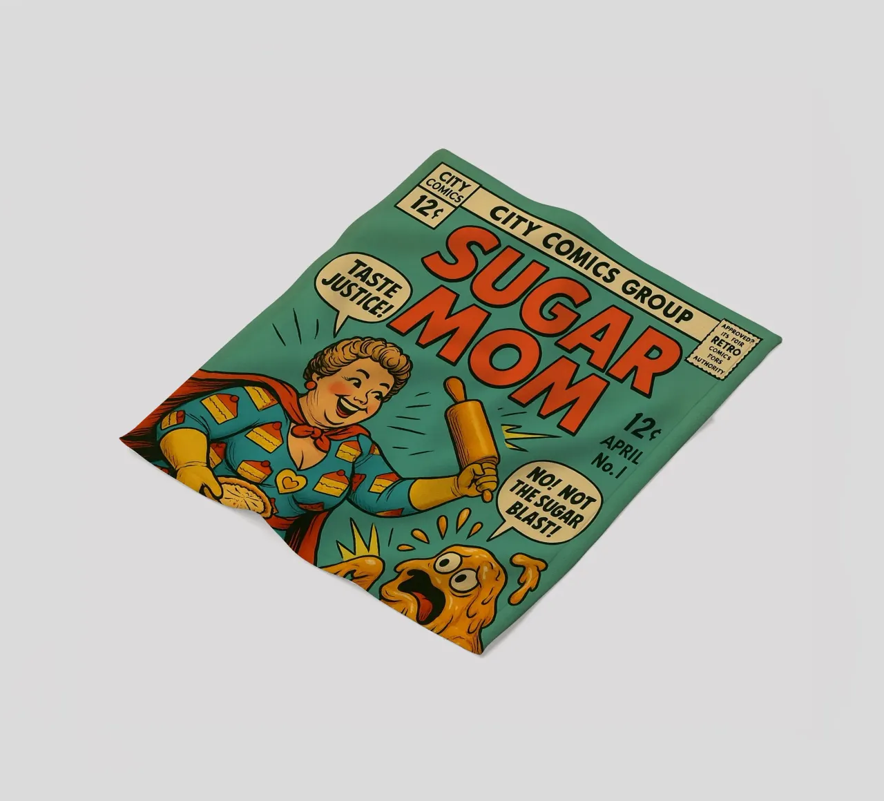 SUGAR MOM - Fresh Supes On The Block coperta in pile da Vintage Van Gogh