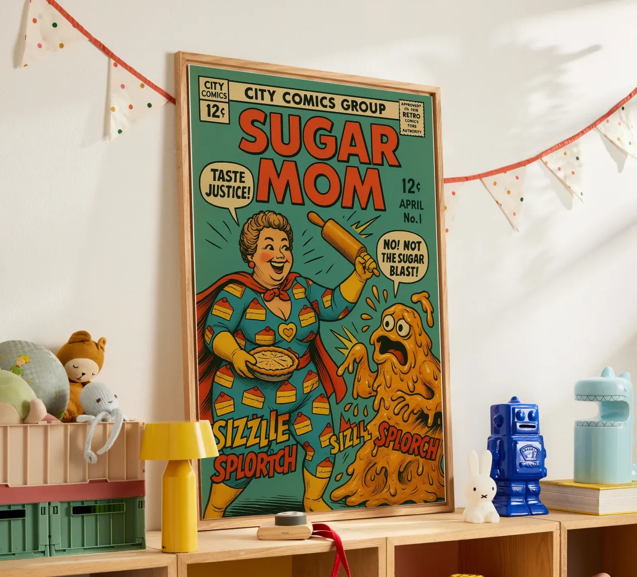 SUGAR MOM - Fresh Supes On The Block plexiglass da Vintage Van Gogh