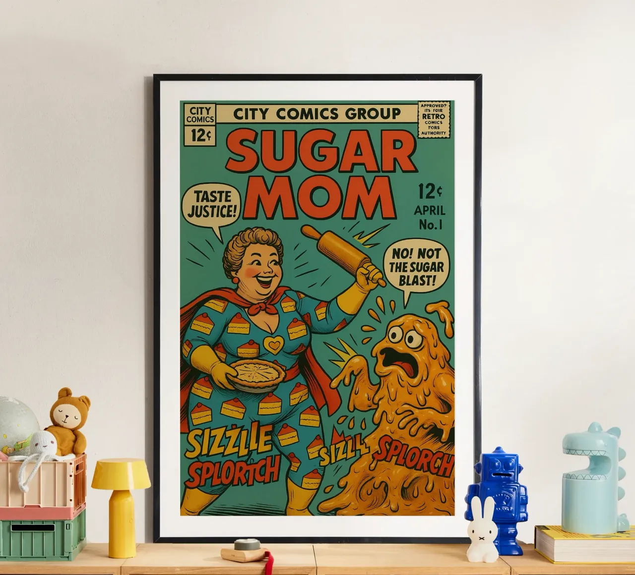 SUGAR MOM - Fresh Supes On The Block carta hahnemühle da Vintage Van Gogh