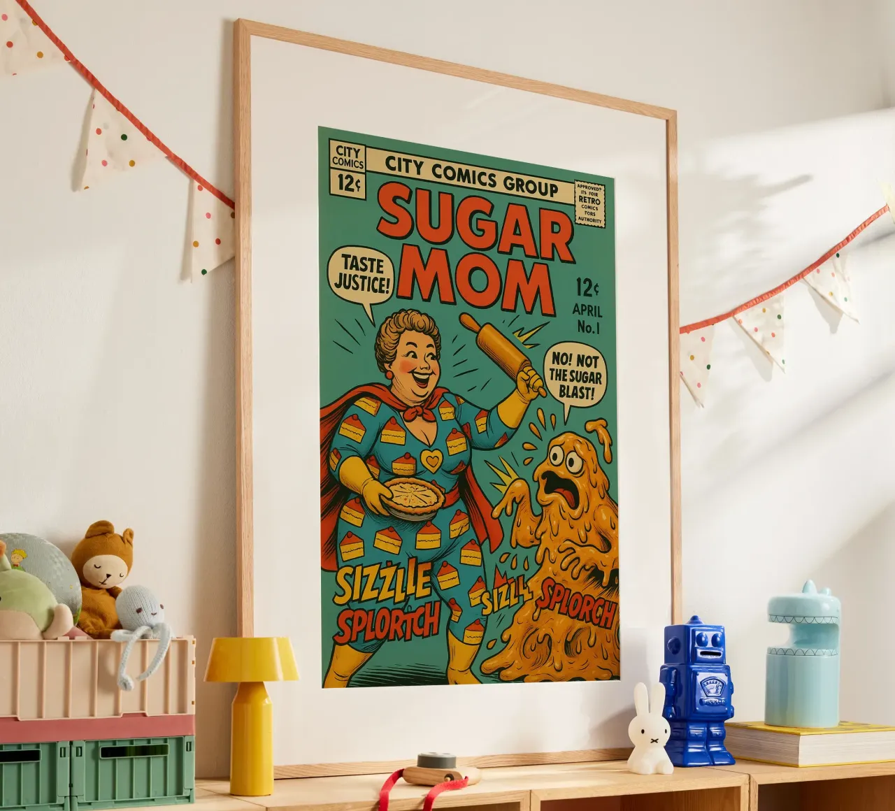 SUGAR MOM - Fresh Supes On The Block carta hahnemühle da Vintage Van Gogh