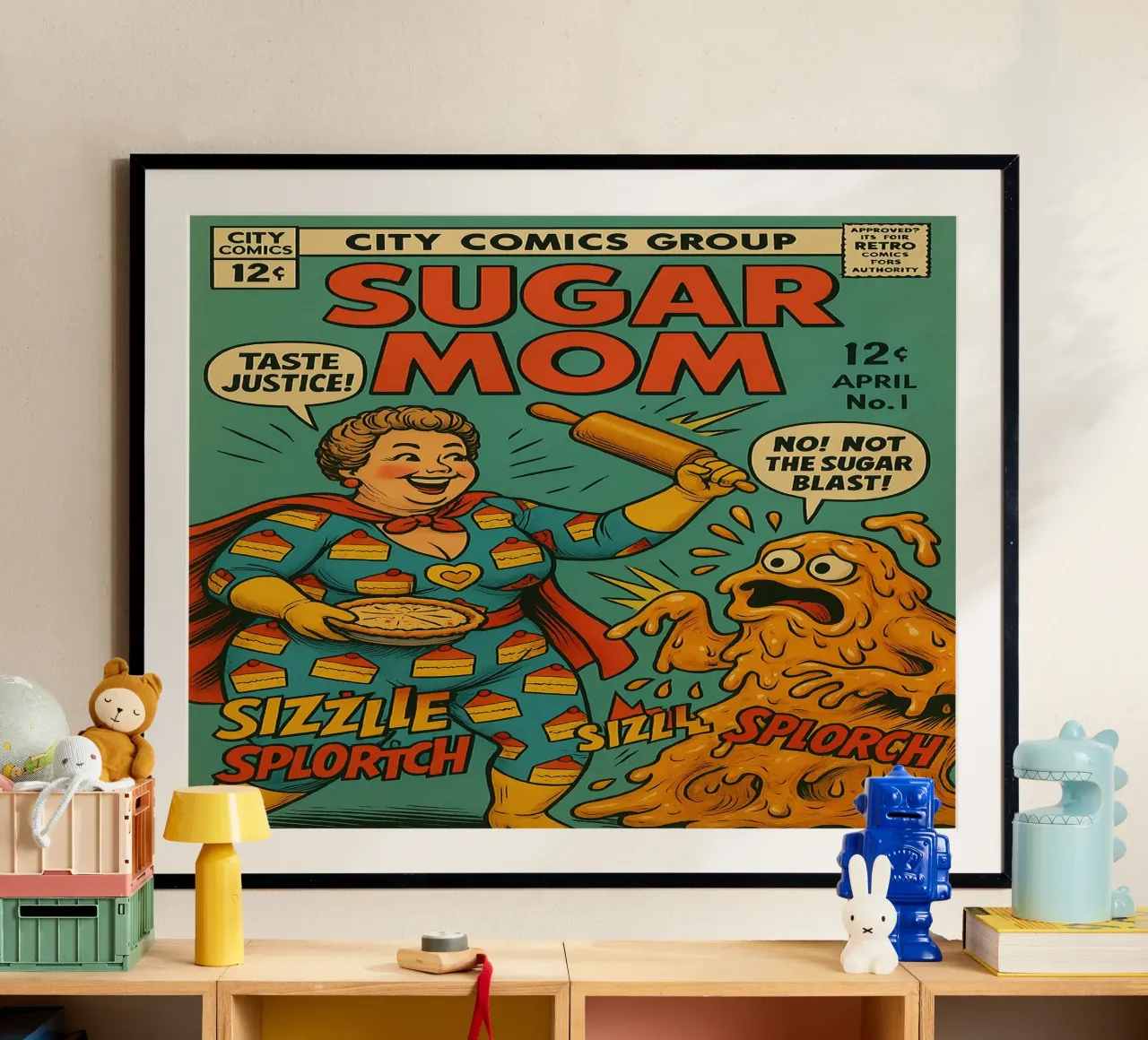 SUGAR MOM - Fresh Supes On The Block carta hahnemühle da Vintage Van Gogh