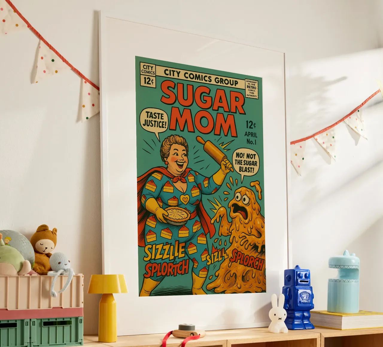 SUGAR MOM - Fresh Supes On The Block carta hahnemühle da Vintage Van Gogh