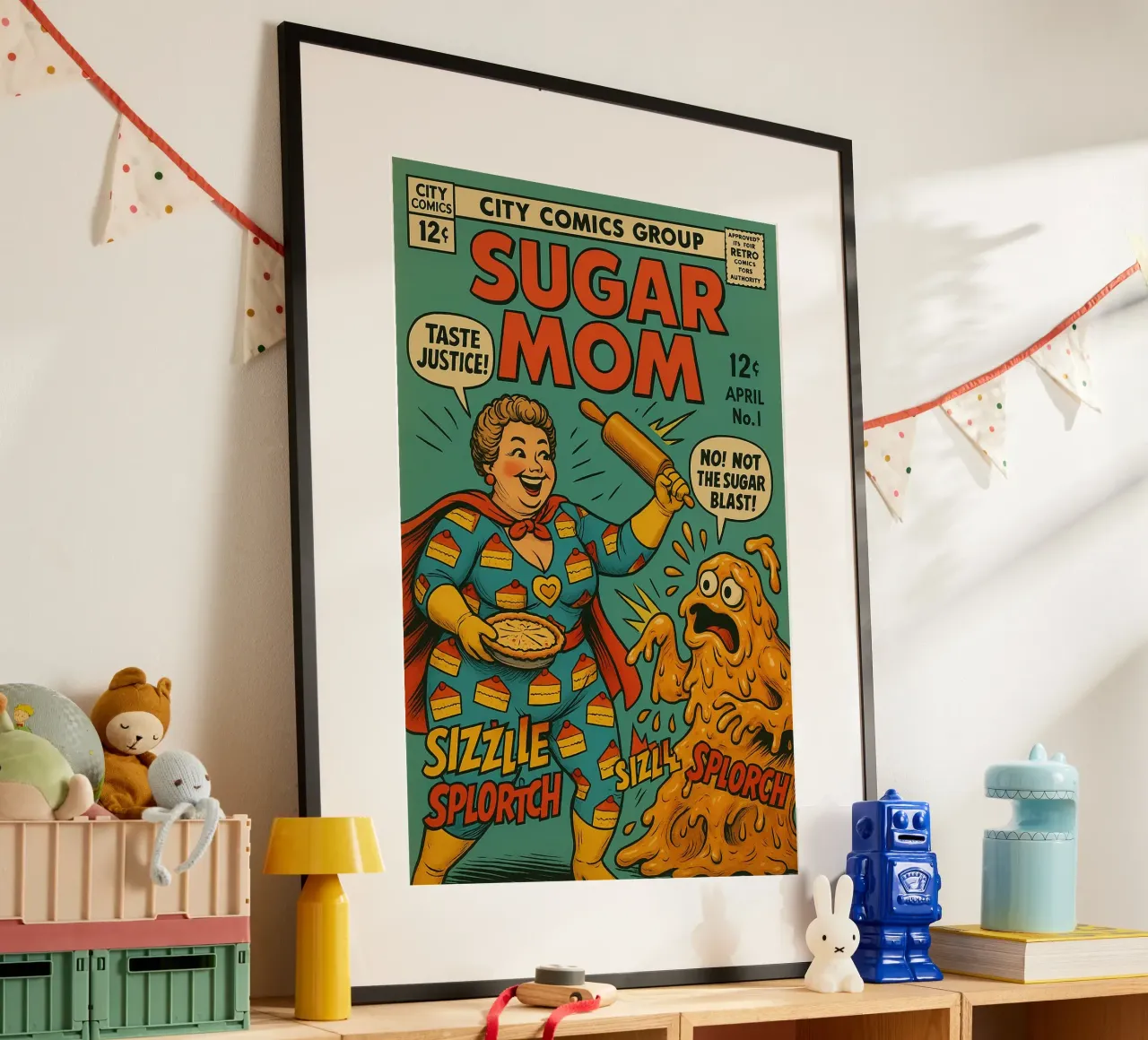 SUGAR MOM - Fresh Supes On The Block carta hahnemühle da Vintage Van Gogh