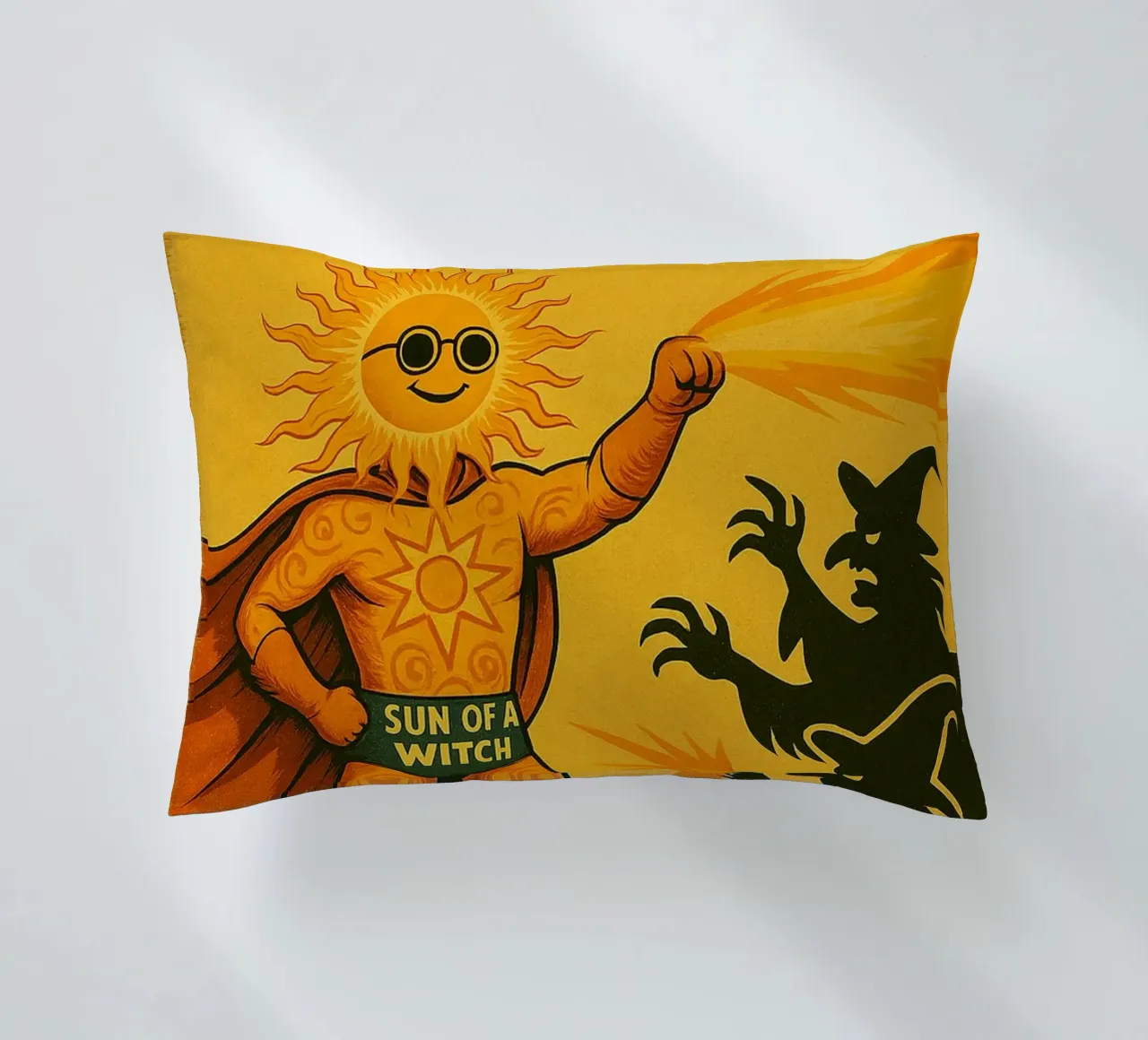 SUN OF A WITCH - Fresh Supes On The Block cuscino da Vintage Van Gogh