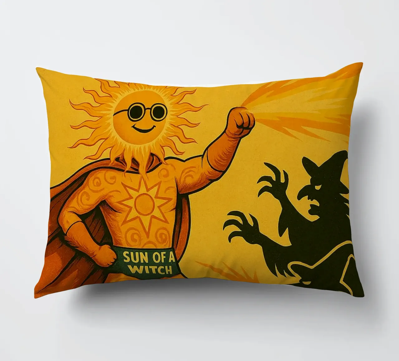 SUN OF A WITCH - Fresh Supes On The Block cuscino da Vintage Van Gogh