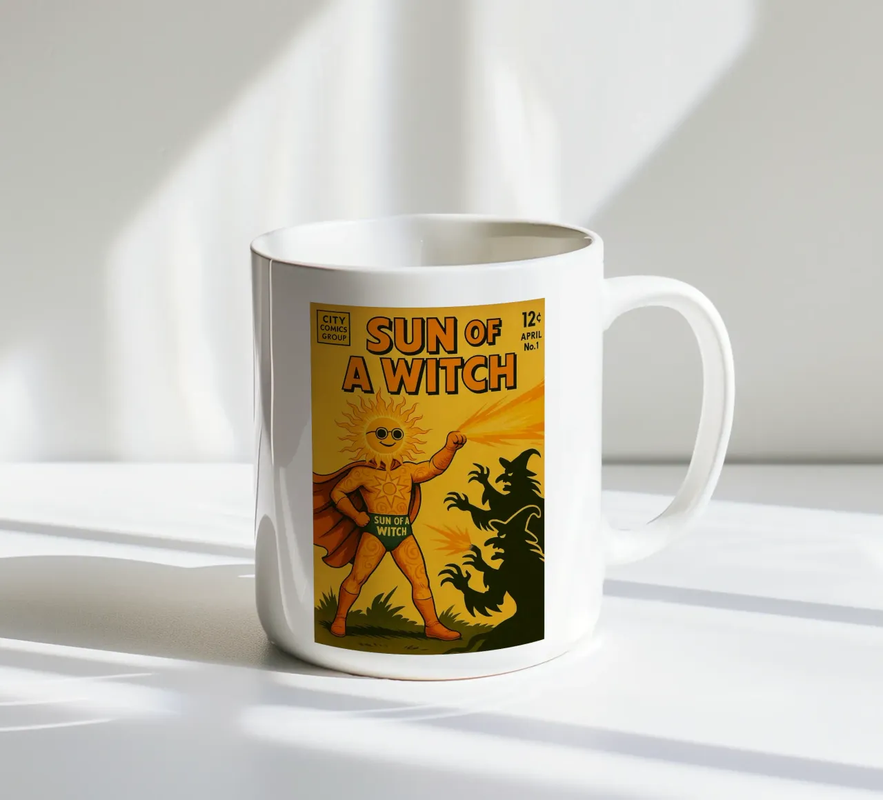SUN OF A WITCH - Fresh Supes On The Block Keramik Tasse von Vintage Van Gogh