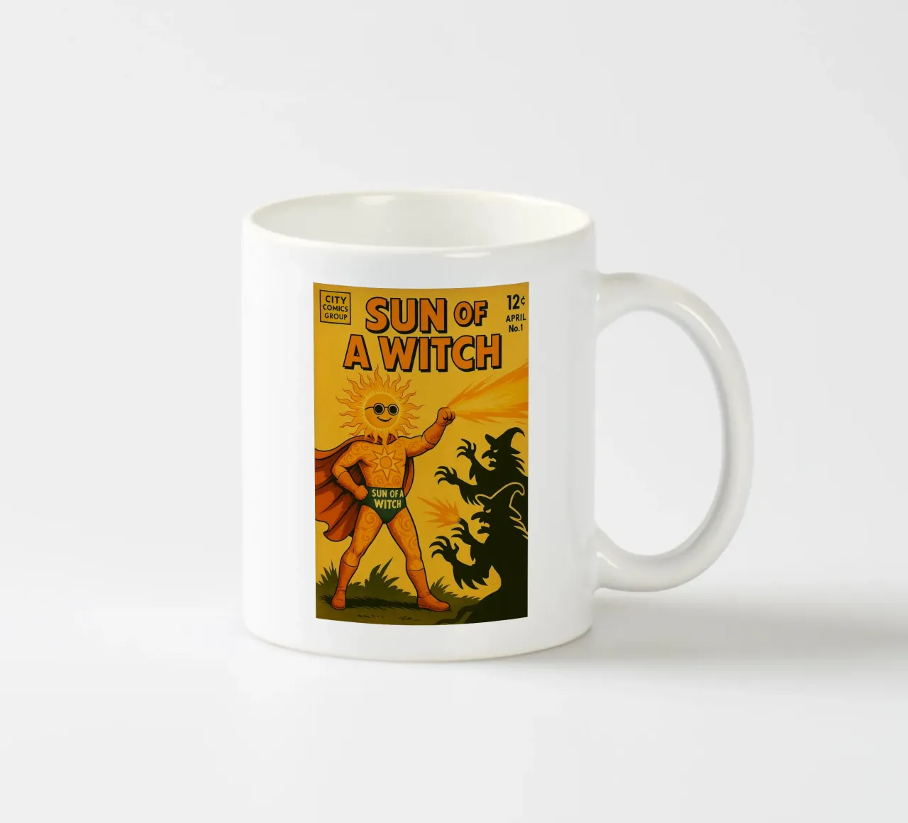 SUN OF A WITCH - Fresh Supes On The Block Keramik Tasse von Vintage Van Gogh