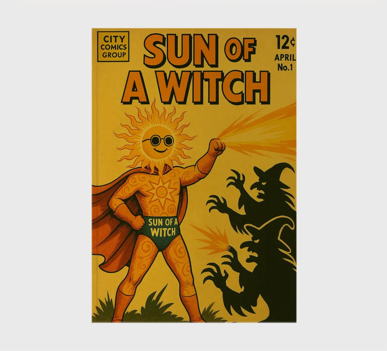 SUN OF A WITCH - Fresh Supes On The Block carnet de notes de Vintage Van Gogh