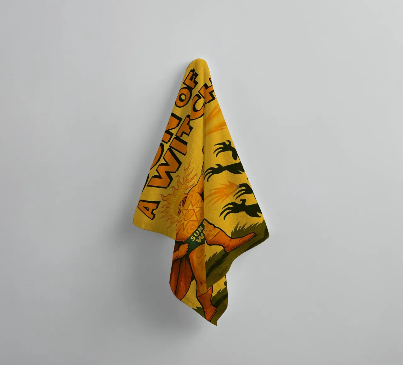 SUN OF A WITCH - Fresh Supes On The Block serviette de bain de Vintage Van Gogh