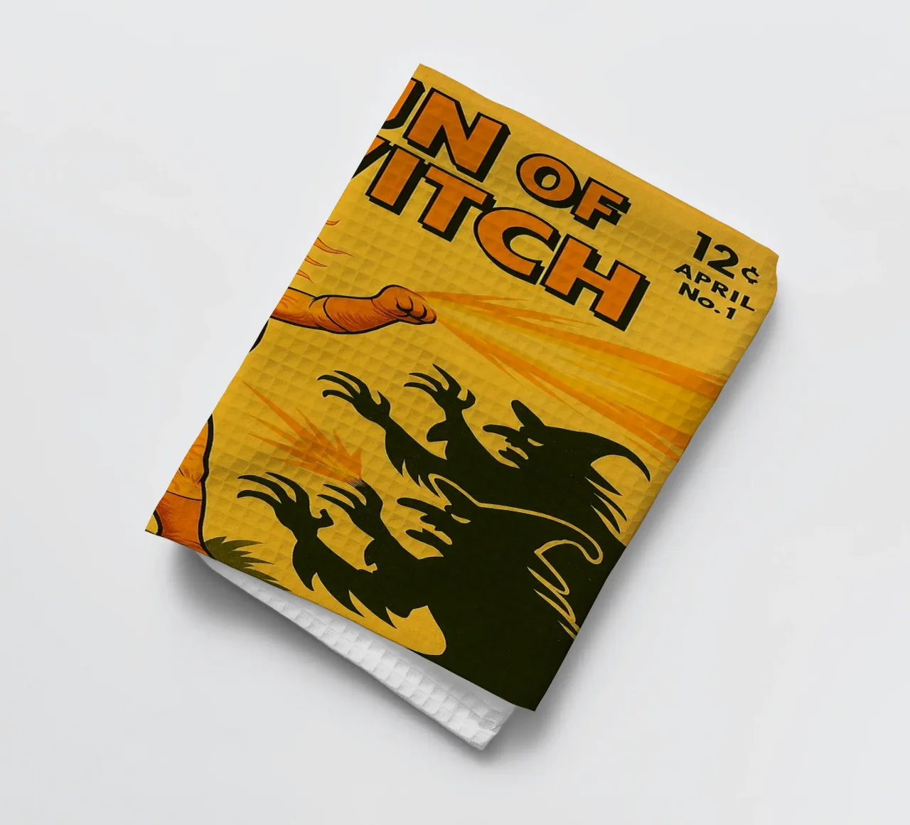 SUN OF A WITCH - Fresh Supes On The Block Geschirrtuch von Vintage Van Gogh