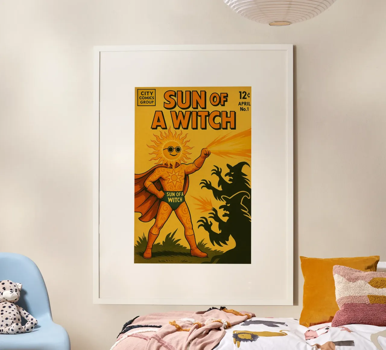 SUN OF A WITCH - Fresh Supes On The Block Hahnemühle von Vintage Van Gogh