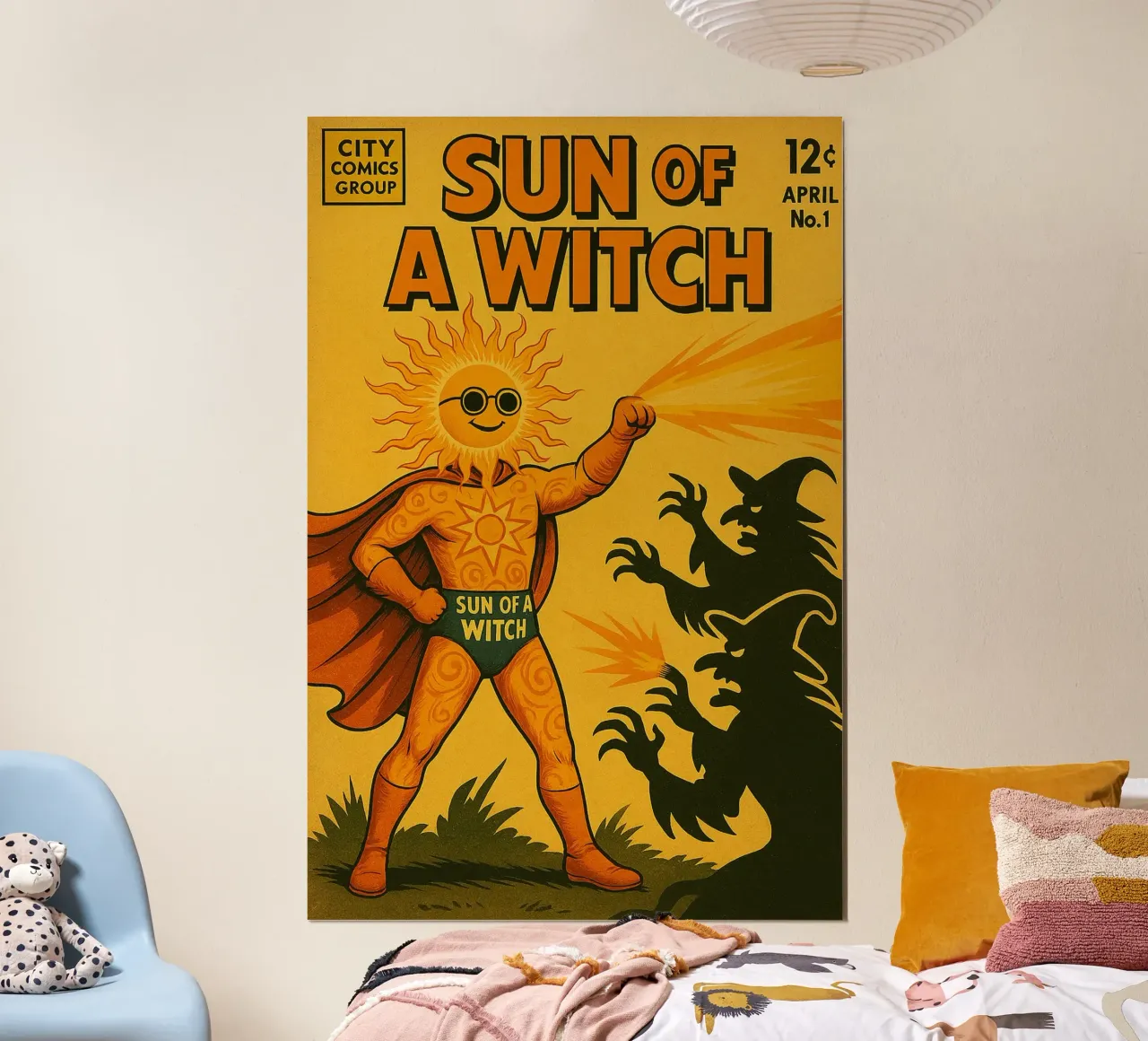 SUN OF A WITCH - Fresh Supes On The Block Hahnemühle von Vintage Van Gogh