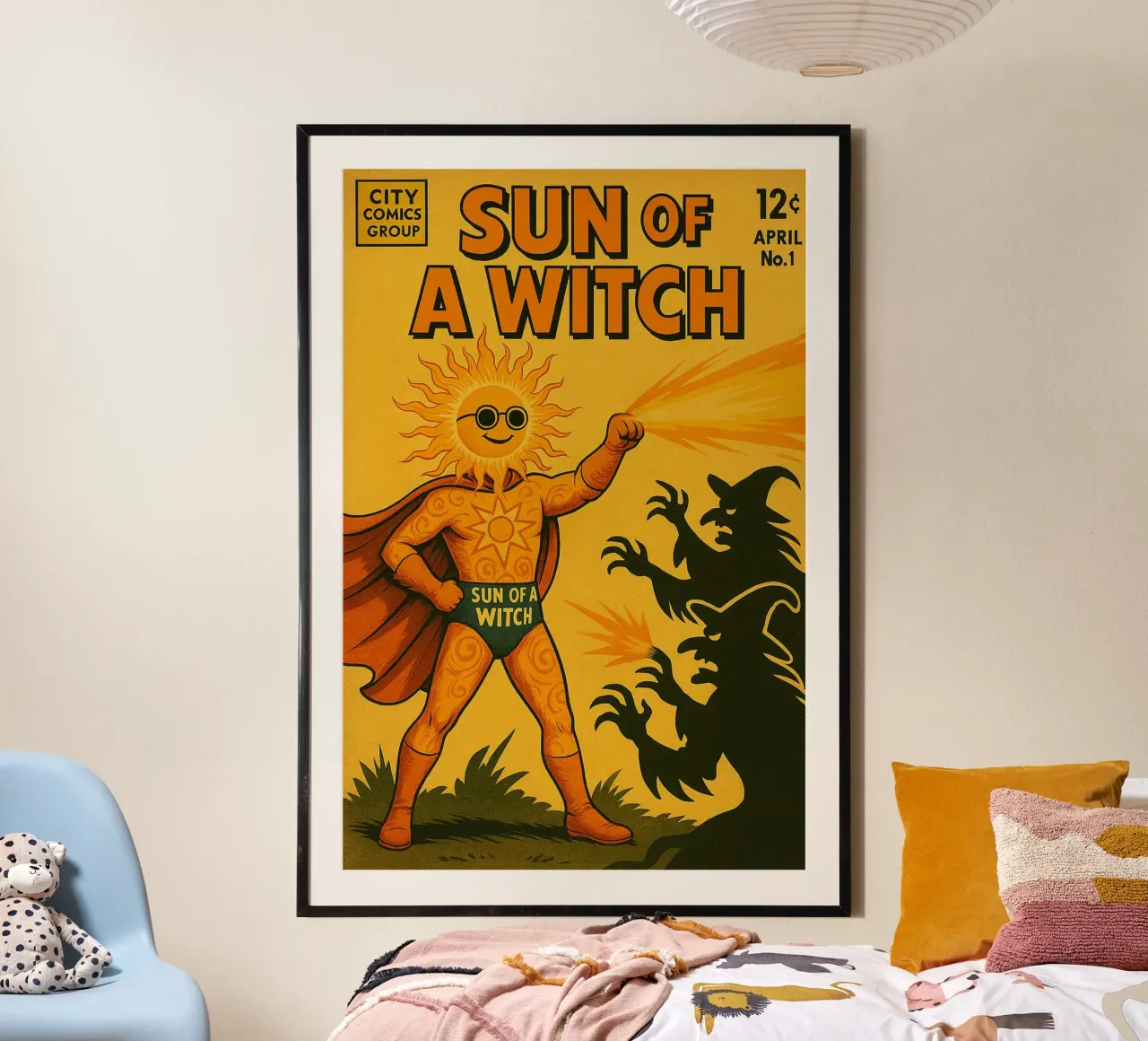 SUN OF A WITCH - Fresh Supes On The Block Hahnemühle von Vintage Van Gogh