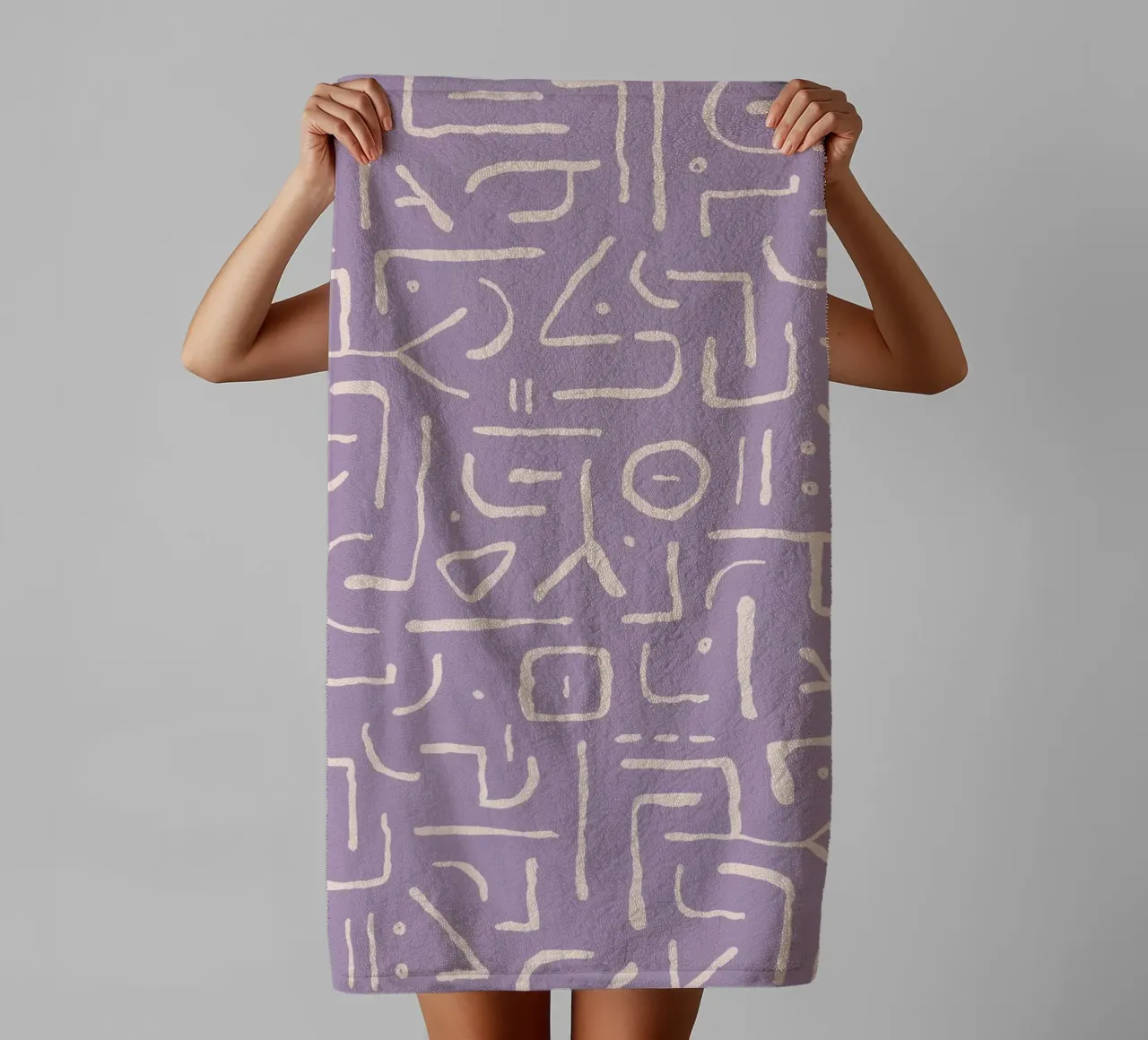 Àlex Roda - Secret Code asciugamano da bagno da The Artcircle