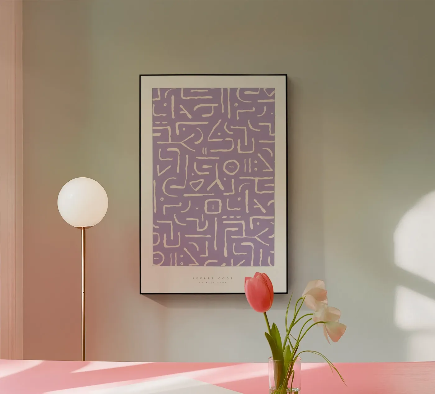 Àlex Roda - Secret Code Acryl-Glas von The Artcircle