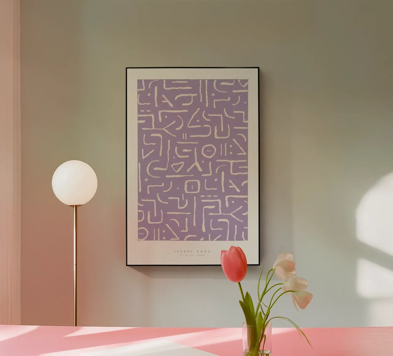 Àlex Roda - Secret Code plexiglass da The Artcircle
