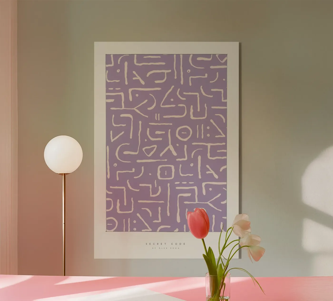 Àlex Roda - Secret Code Acryl-Glas von The Artcircle