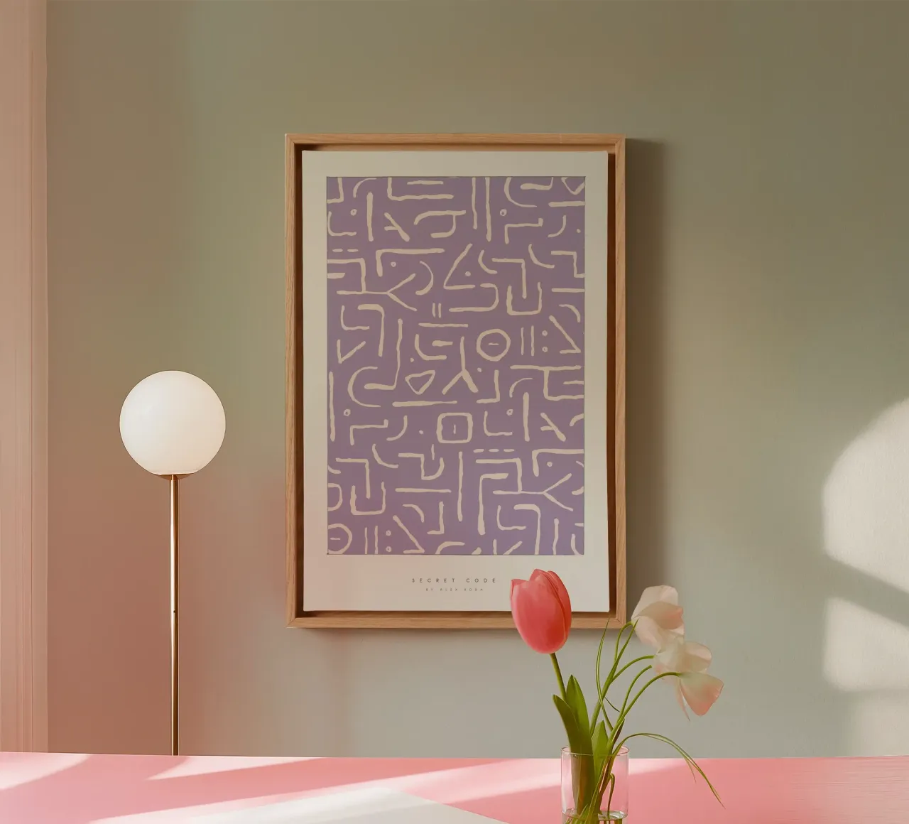 Àlex Roda - Secret Code tela da The Artcircle