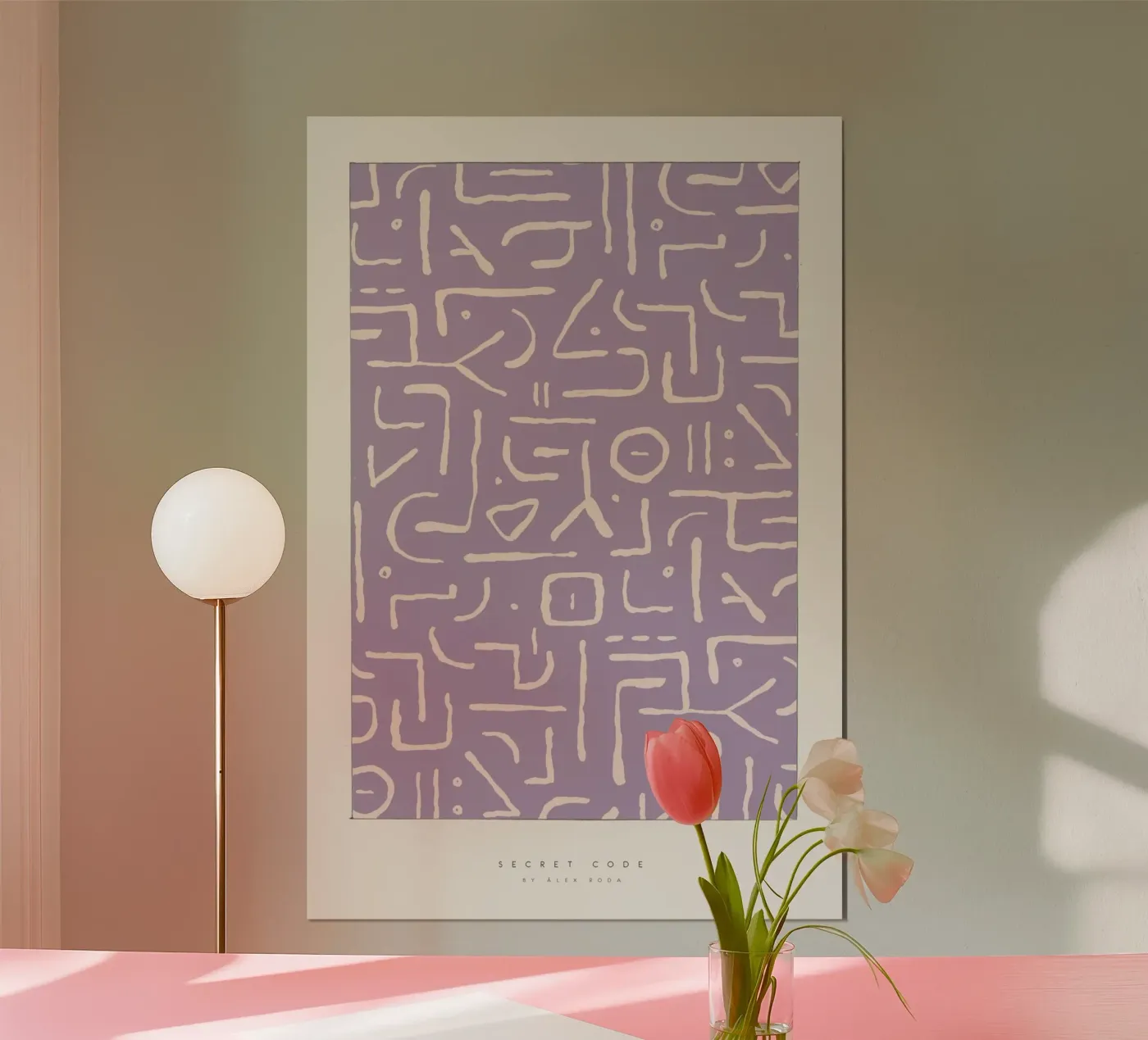 Àlex Roda - Secret Code Poster von The Artcircle