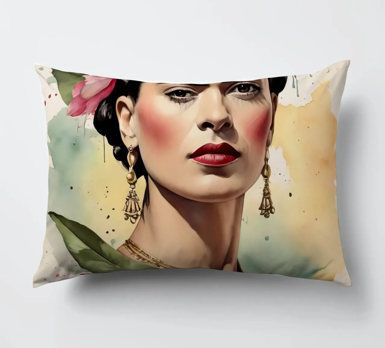 Frida Kahlo ad acquerello cuscino da 🎁 ARTVI-SHOP